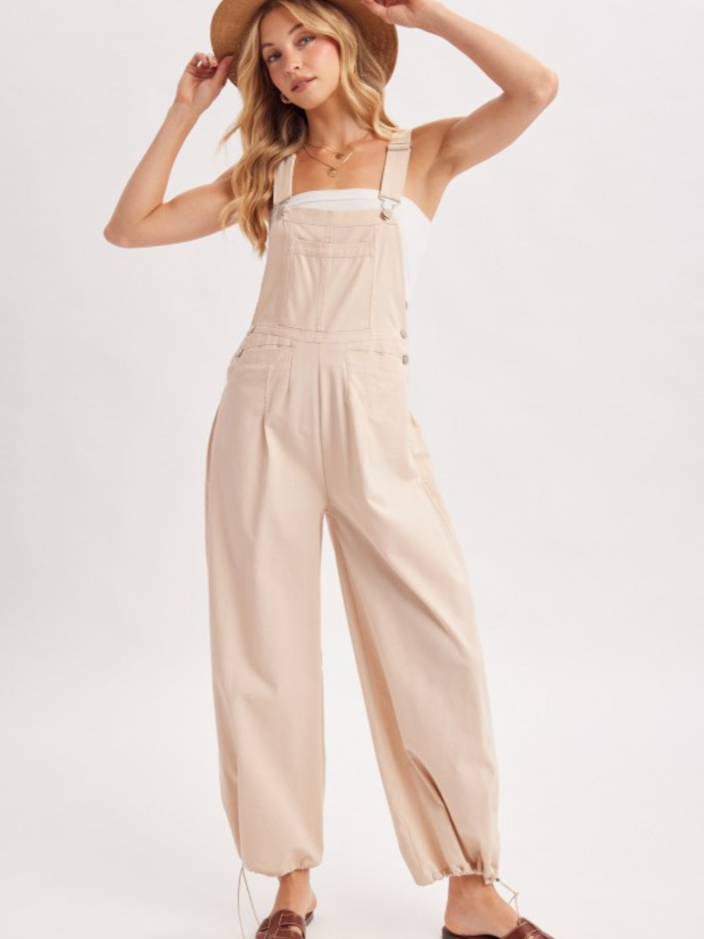 Cargo Drawstring Overalls | Elegant Women's Fashion by coolavocek