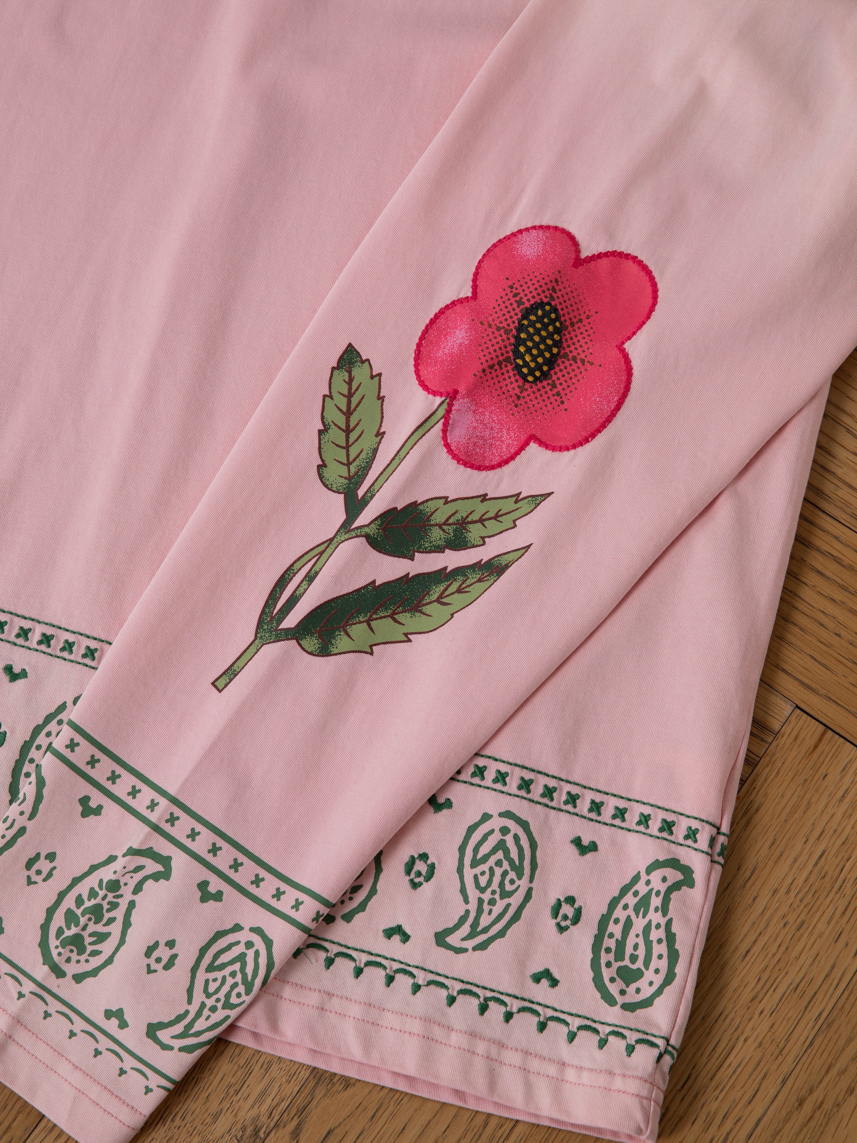 Garden Bloom Embroidered LS Tee | Modern Menswear by yycbvcnbmmnbm