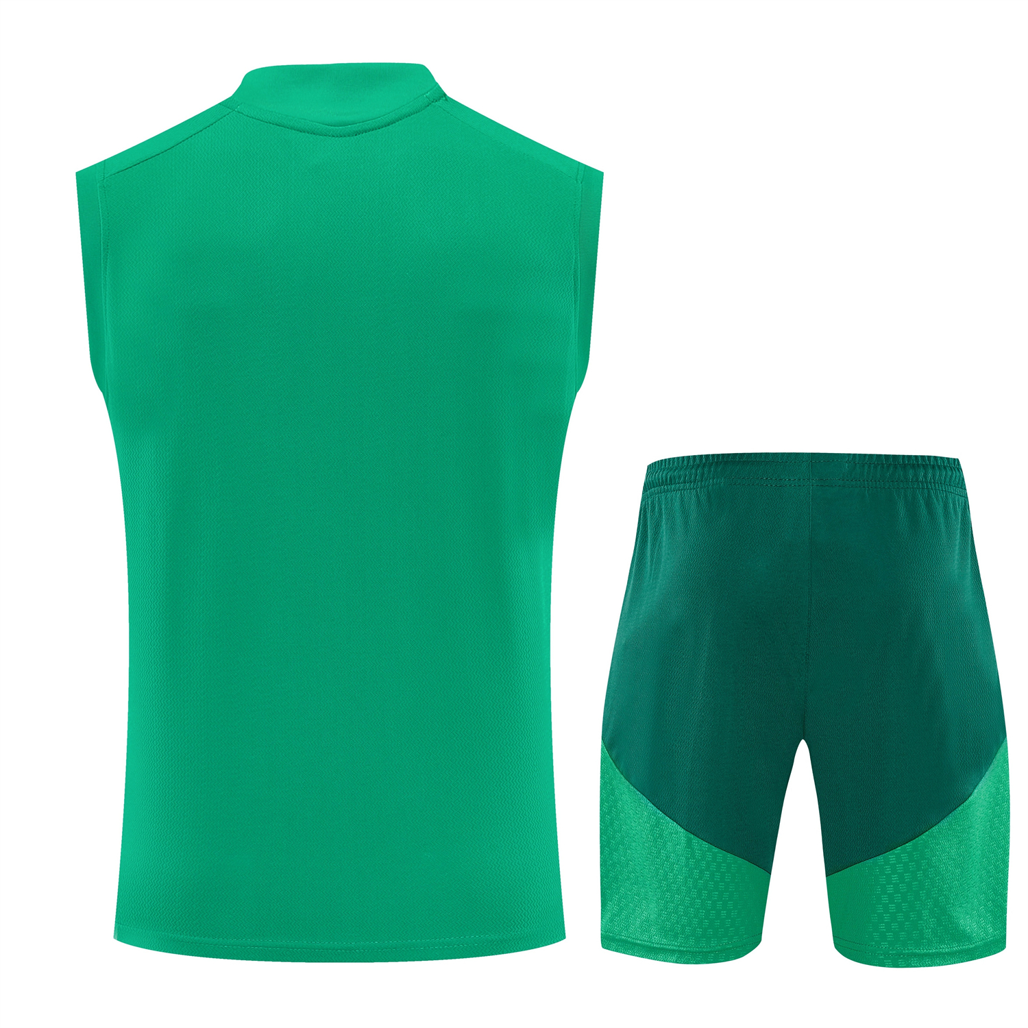 AlphaJersey-Algeria 2026 Vest Training Set - Green Vest and Shorts