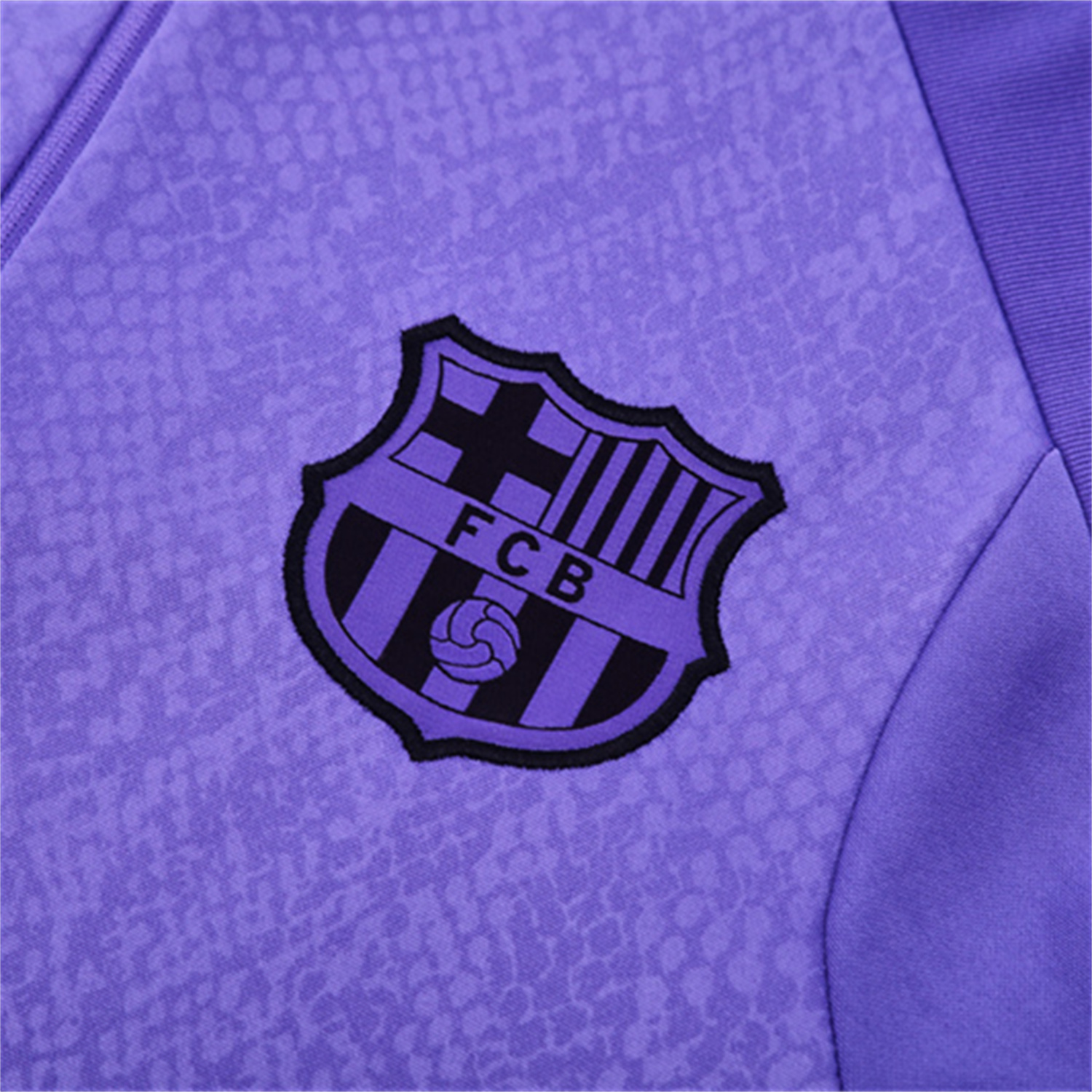 AlphaJersey-Barcelona 25-26 X KB Long Sleeve Training Set - Purple Top & Black Pants