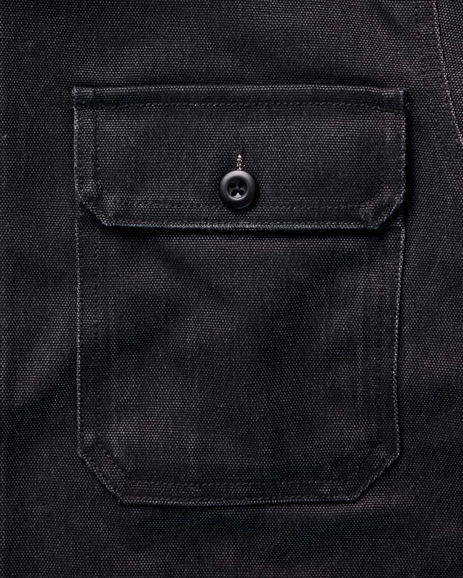 The Shop Shirt in Coal Chipped Canvas | Modern Menswear by yycbvcnbmmnbm