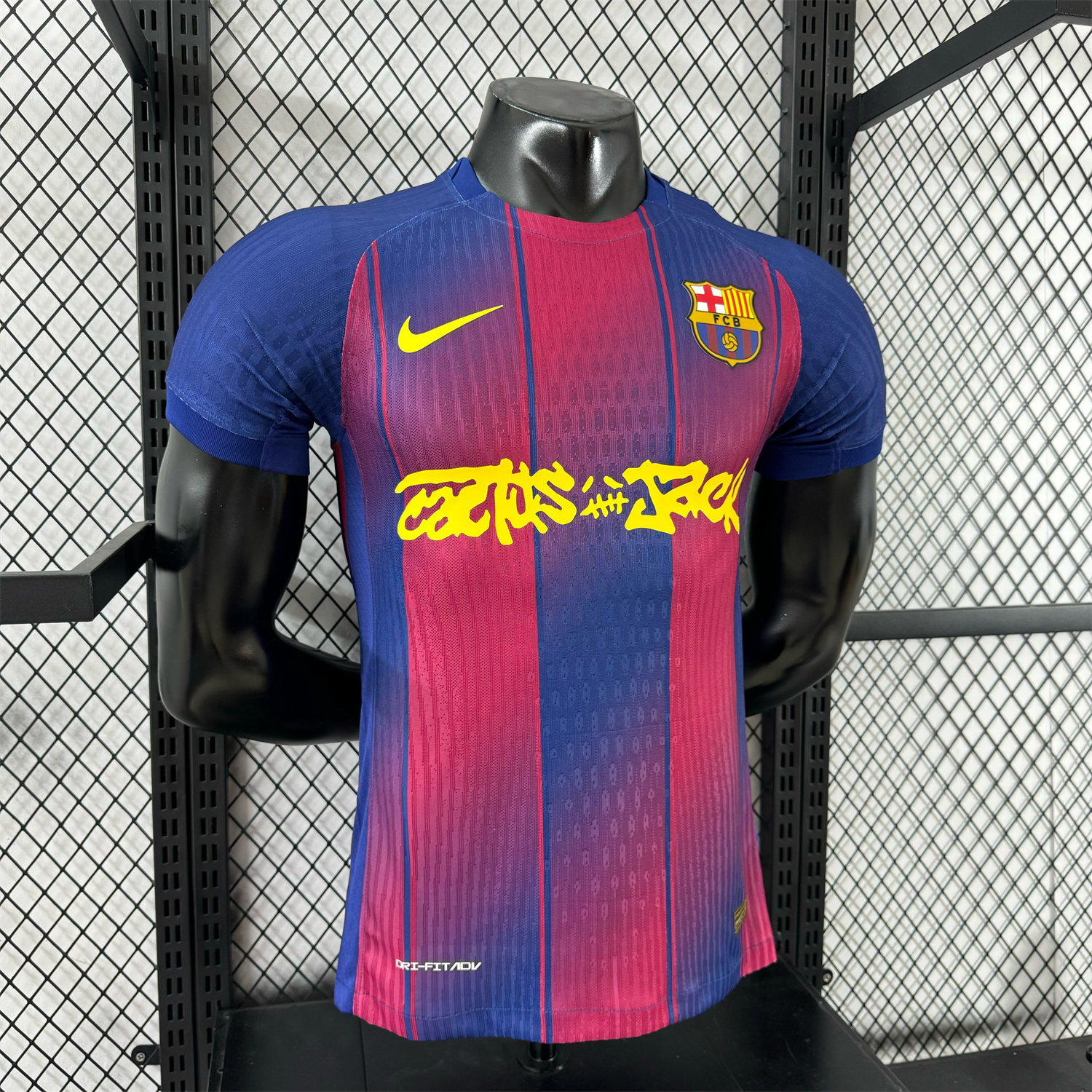 AlphaJersey-Barcelona x Travis Scott 25-26 Home Special Edition Jersey - Player Version