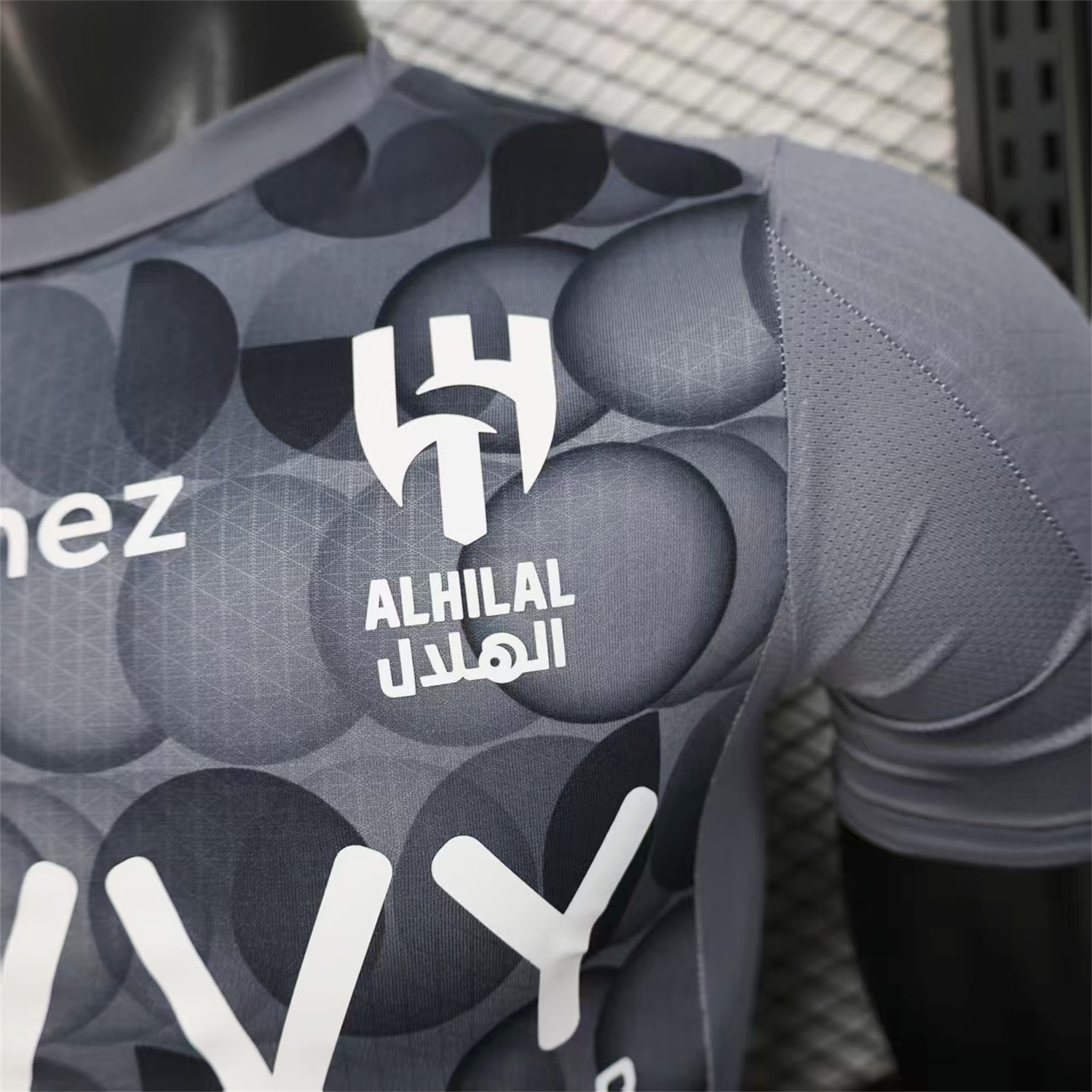AlphaJersey-Al Hilal Riyadh Crescent 25-26 Third Grey Jersey - Player Version