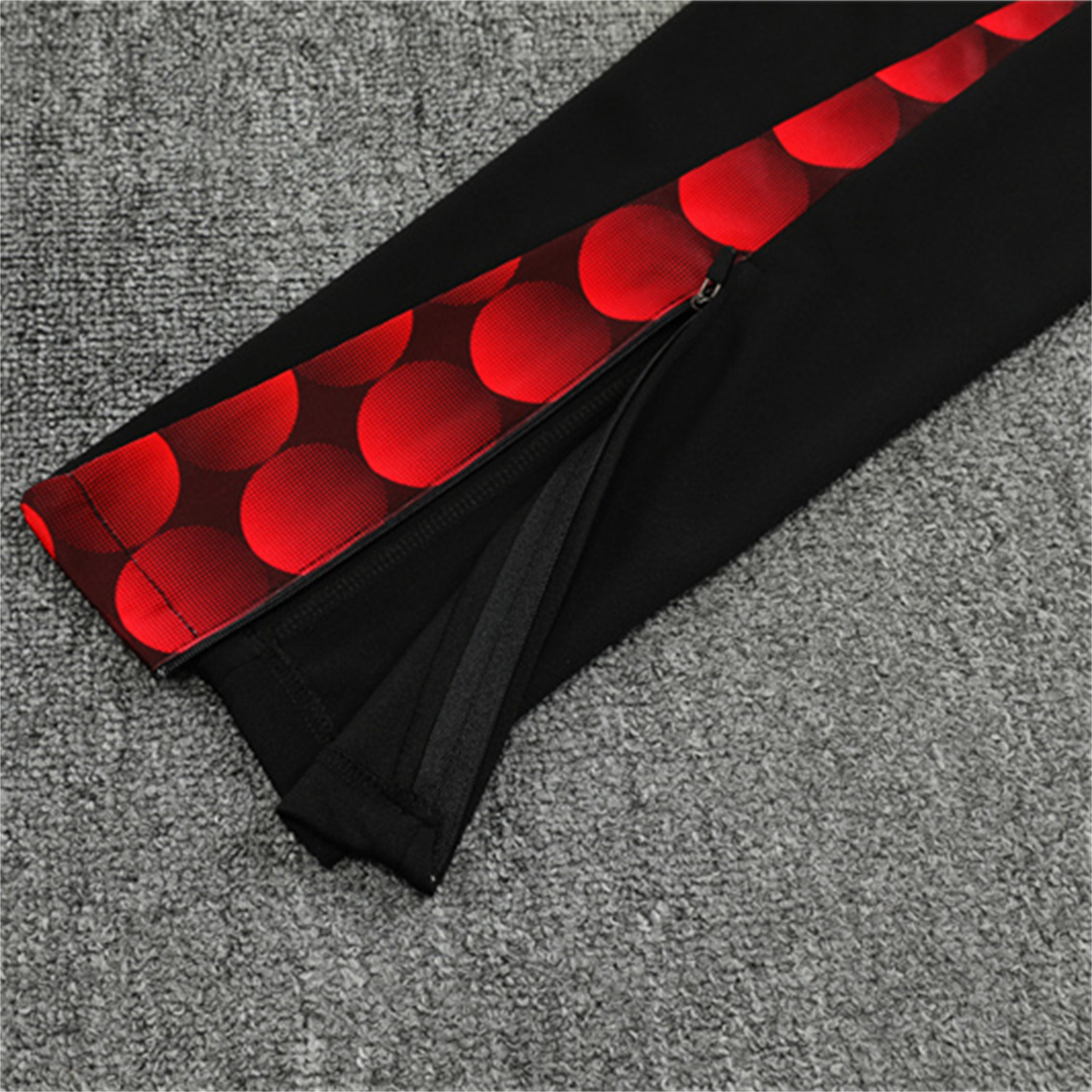 AlphaJersey-Feyenoord 25-26 Kids Long Sleeve Training Set - Red Top & Black Pants