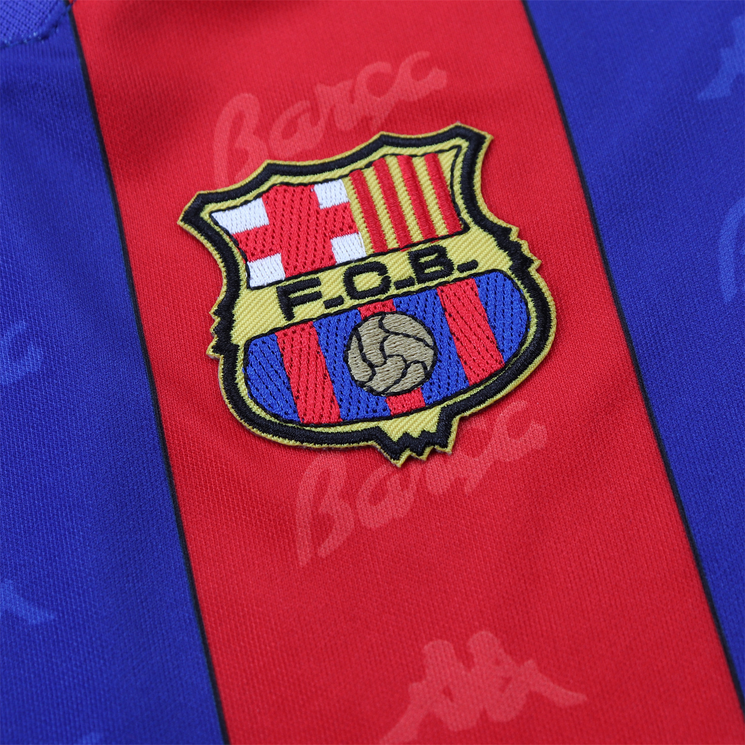 AlphaJersey-Retro Barcelona 1996-97 Home Kids Kit