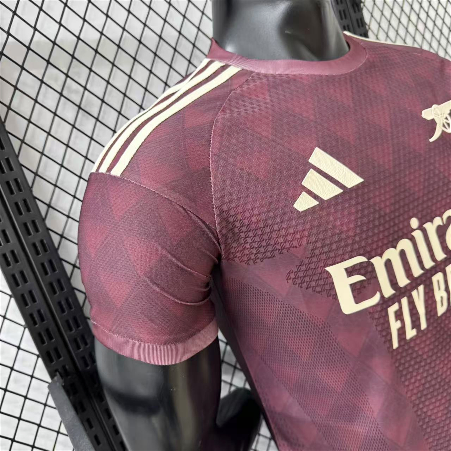 AlphaJersey-Arsenal 26-27 Yellow Sponsors Wine Red Special Jersey - Player Version