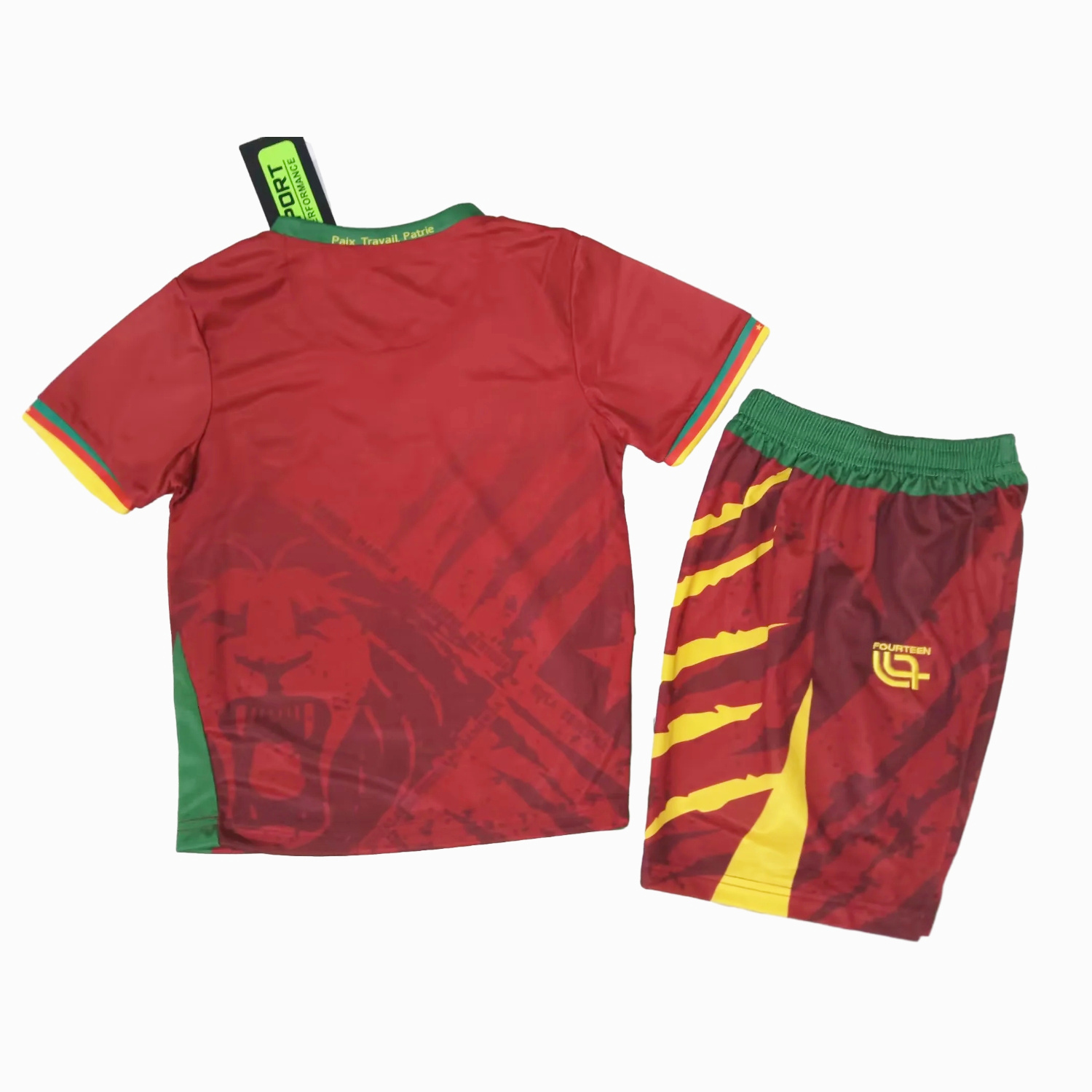 AlphaJersey-Cameroon 25-26 Away Kids Kit