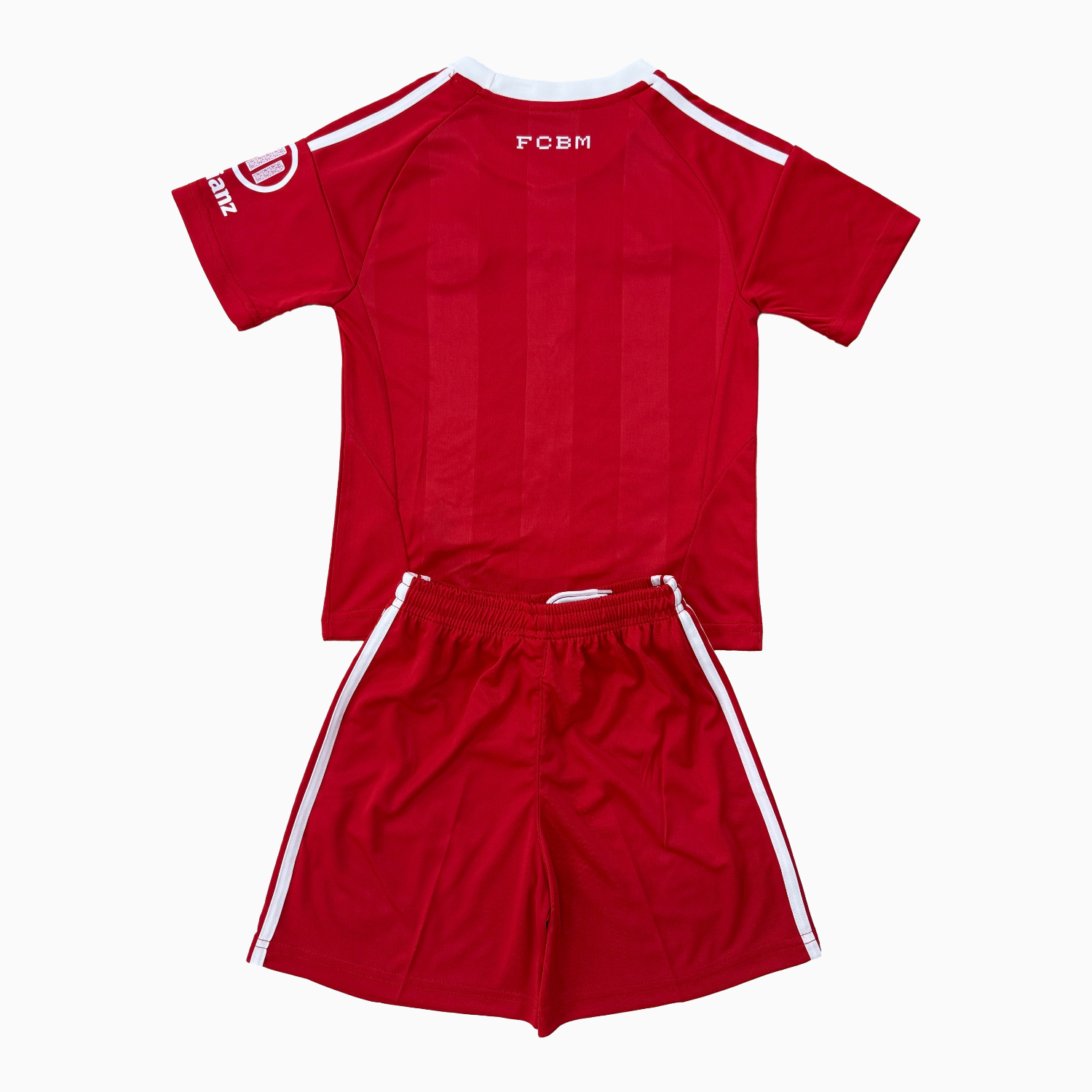AlphaJersey-Bayern Munich 25-26 Red Goalkeeper Kids Kit