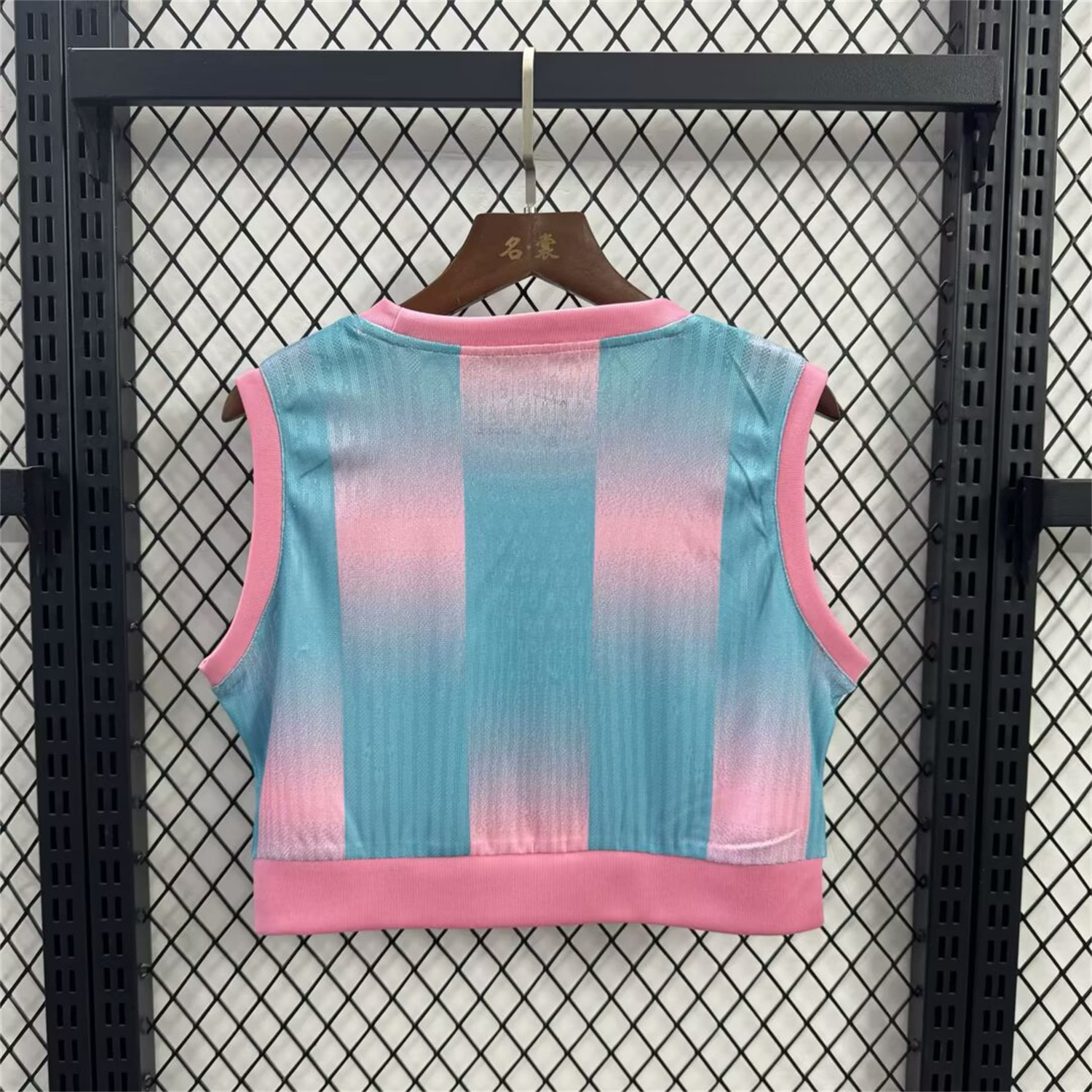 AlphaJersey-Women's Barcelona 25-26 Blue Pink Yoga Vest