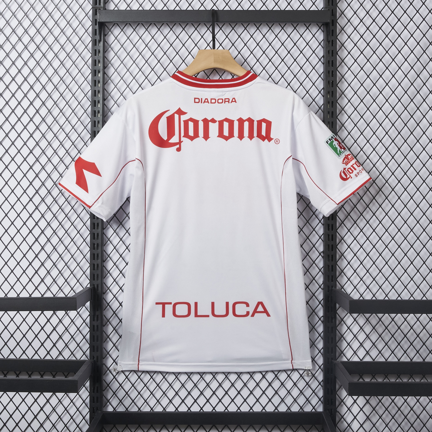 AlphaJersey-Retro Toluca 1998-99 Away White Jersey