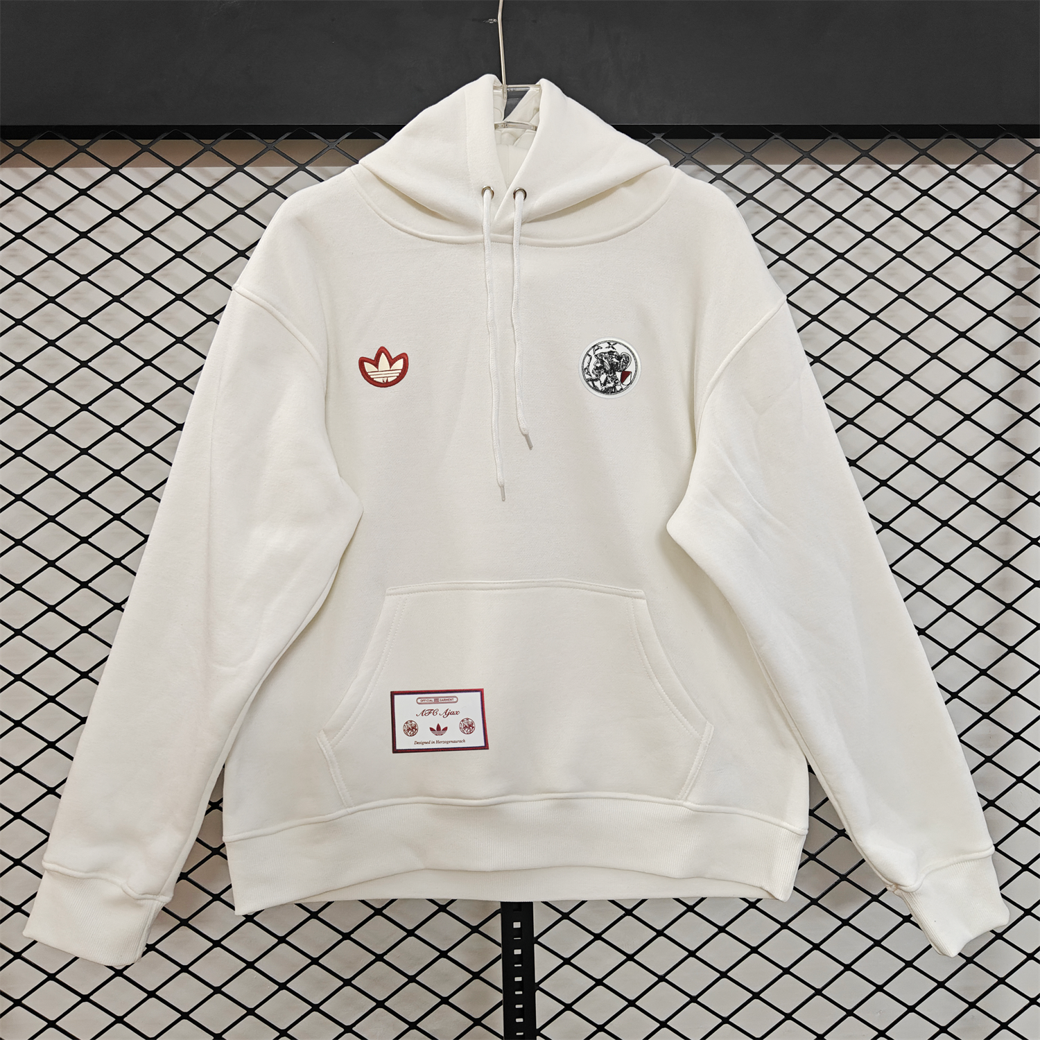 AlphaJersey-Ajax 25-26 Originals Terrace Icon Unisex Pullover Hoodie