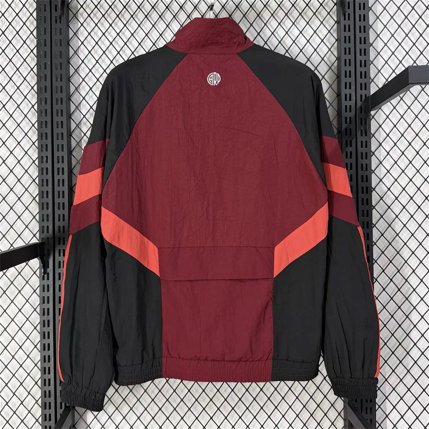AlphaJersey-River Plate 25-26 Training Windbreaker Jacket - Red