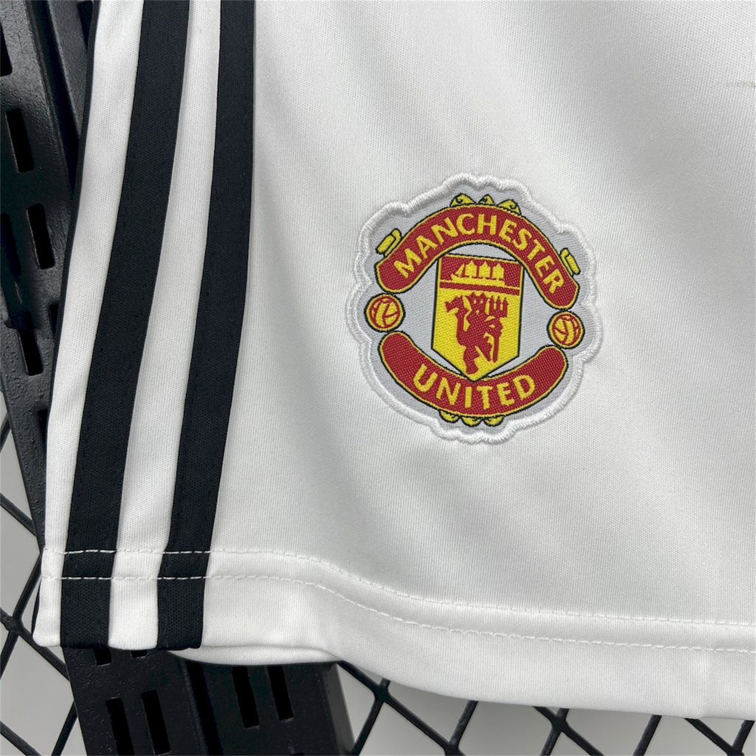 AlphaJersey-Manchester United 25-26 Home White Shorts - Fans Version