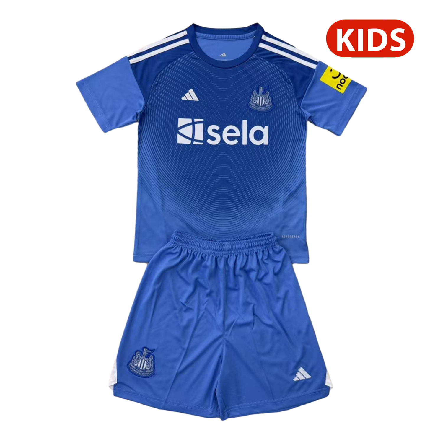 AlphaJersey-Newcastle United 25-26 Blue Goalkeeper Kids Kit