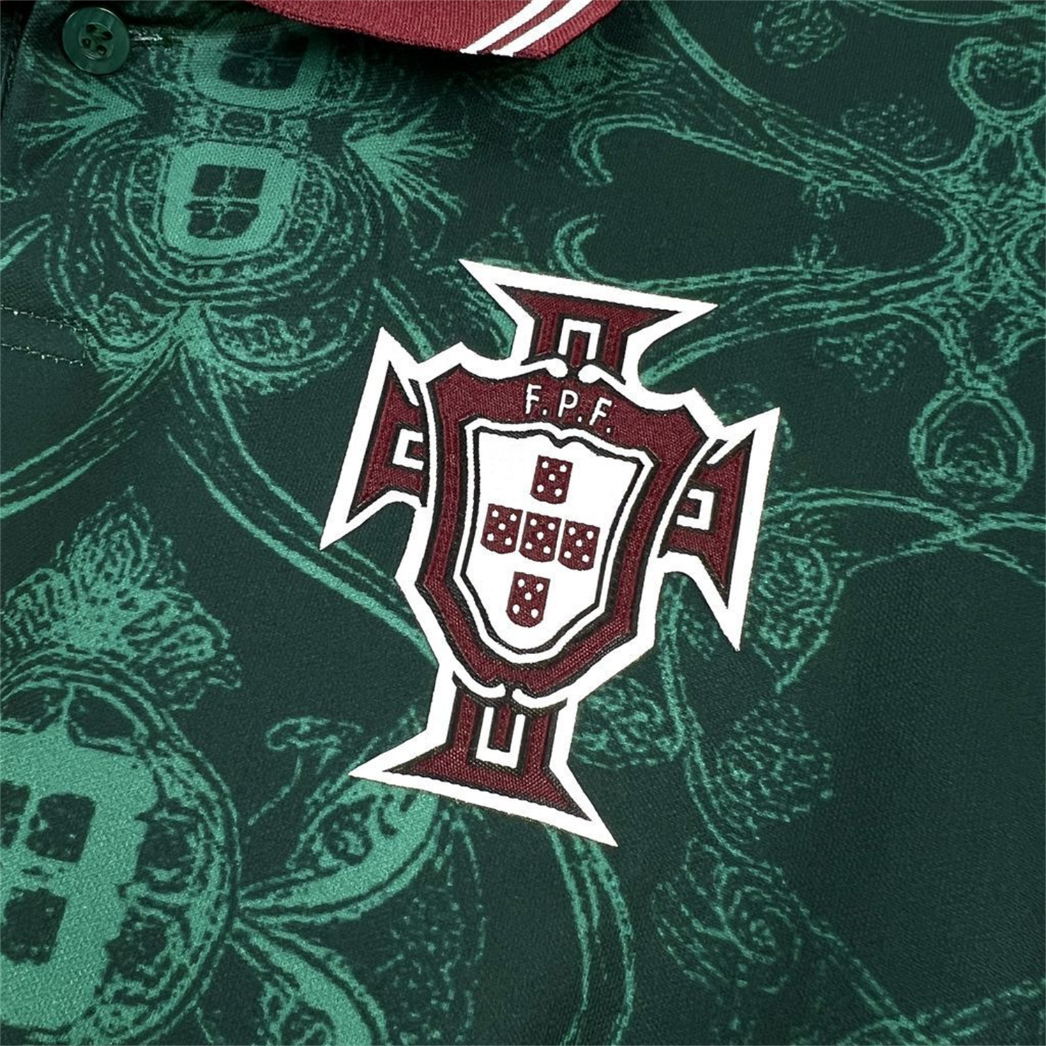 AlphaJersey-Portugal 2026 Green Special Polo Jersey - Fans Version