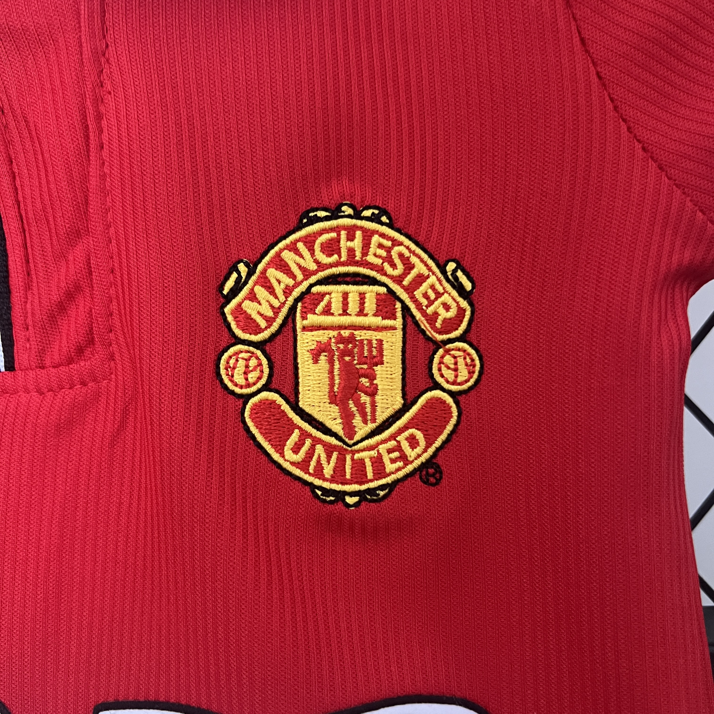 AlphaJersey-Retro Manchester United 1998-99 Home Stadium Kids Kit