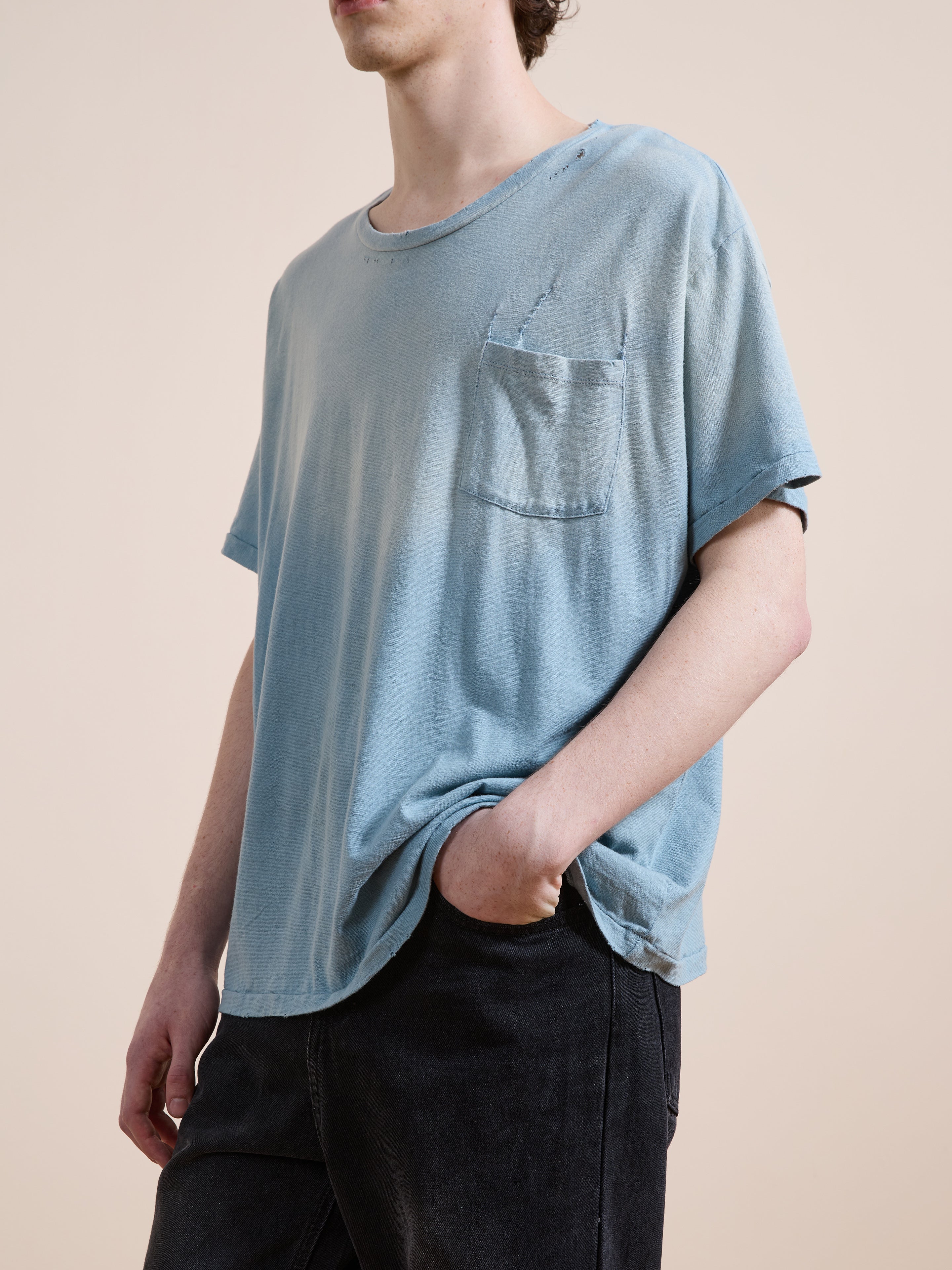 Weathered Pocket Tee | Modern Menswear by yycbvcnbmmnbm