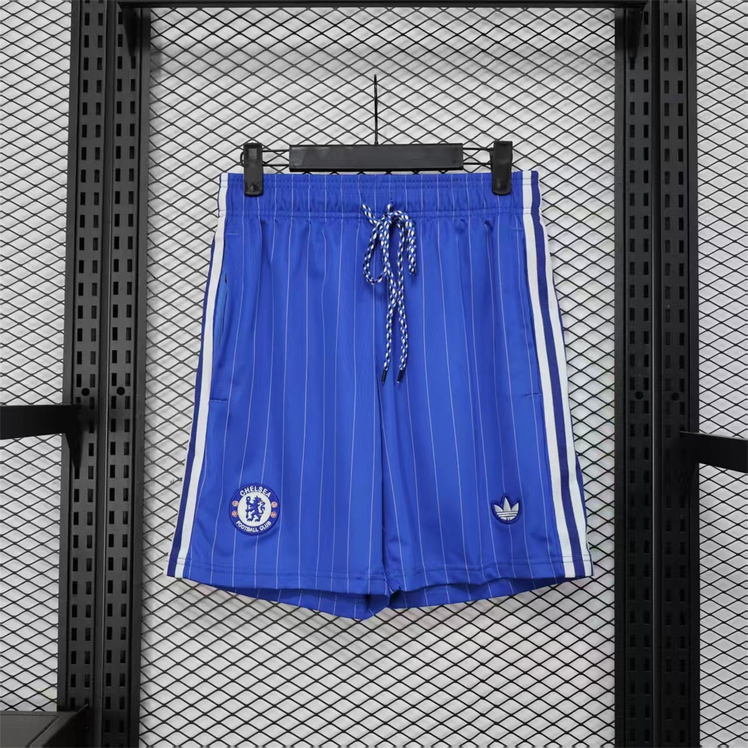 AlphaJersey-C.H.E.L.S.E.A 25-26 Trefoil Blue Travel Shorts - Player Version