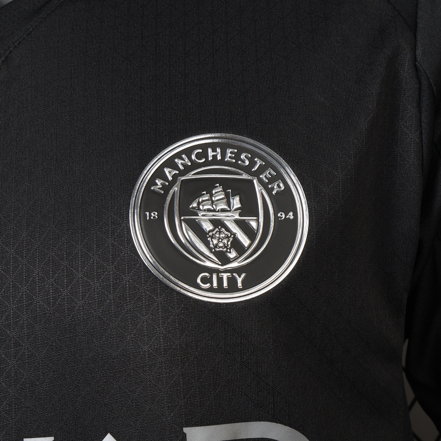 AlphaJersey-Manchester City 25-26 Away Black Jersey - Player Version