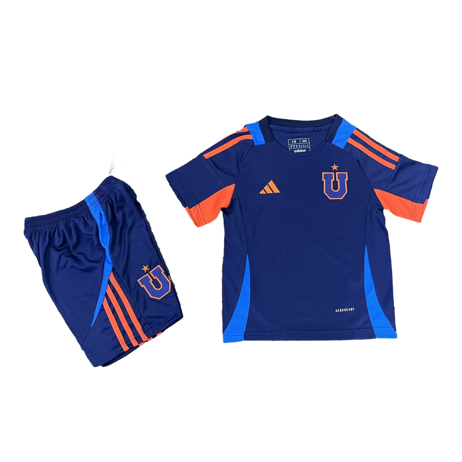 AlphaJersey-Universidad de Chile 25-26 Blue Training Kids Kit