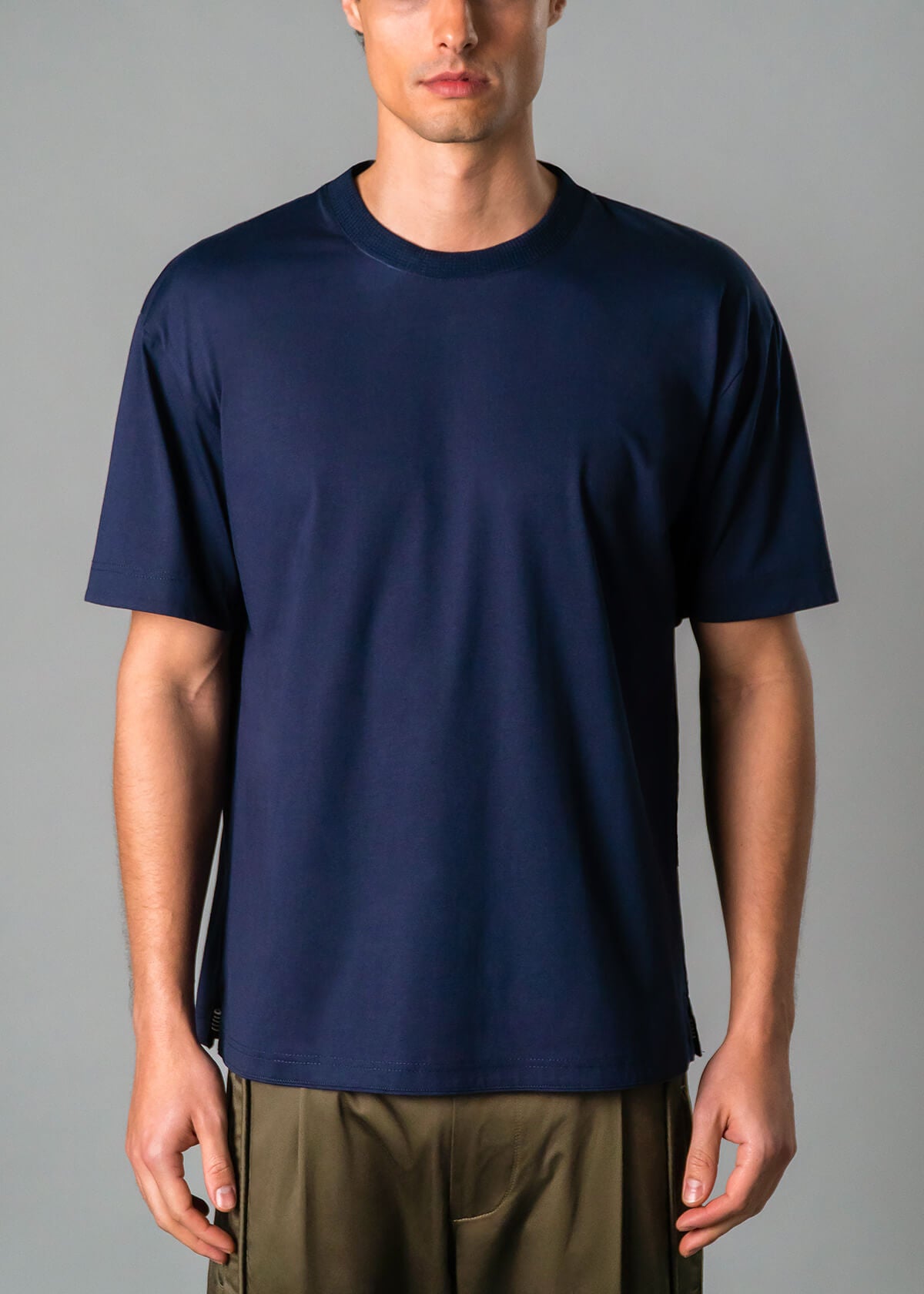 Long Staple 200g Navy | Modern Menswear by yycbvcnbmmnbm