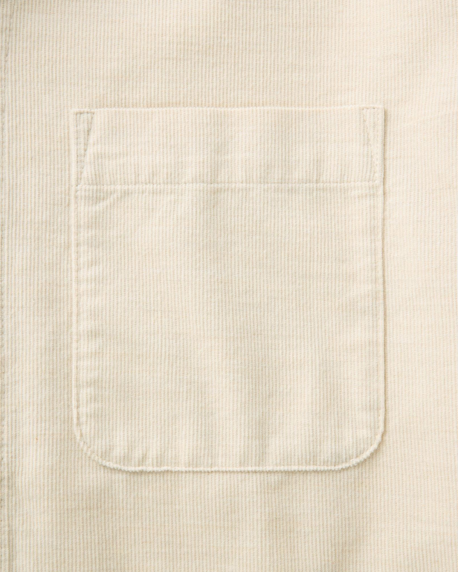 The Conrad Shirt in Heather Oat Pincord | Modern Menswear by yycbvcnbmmnbm