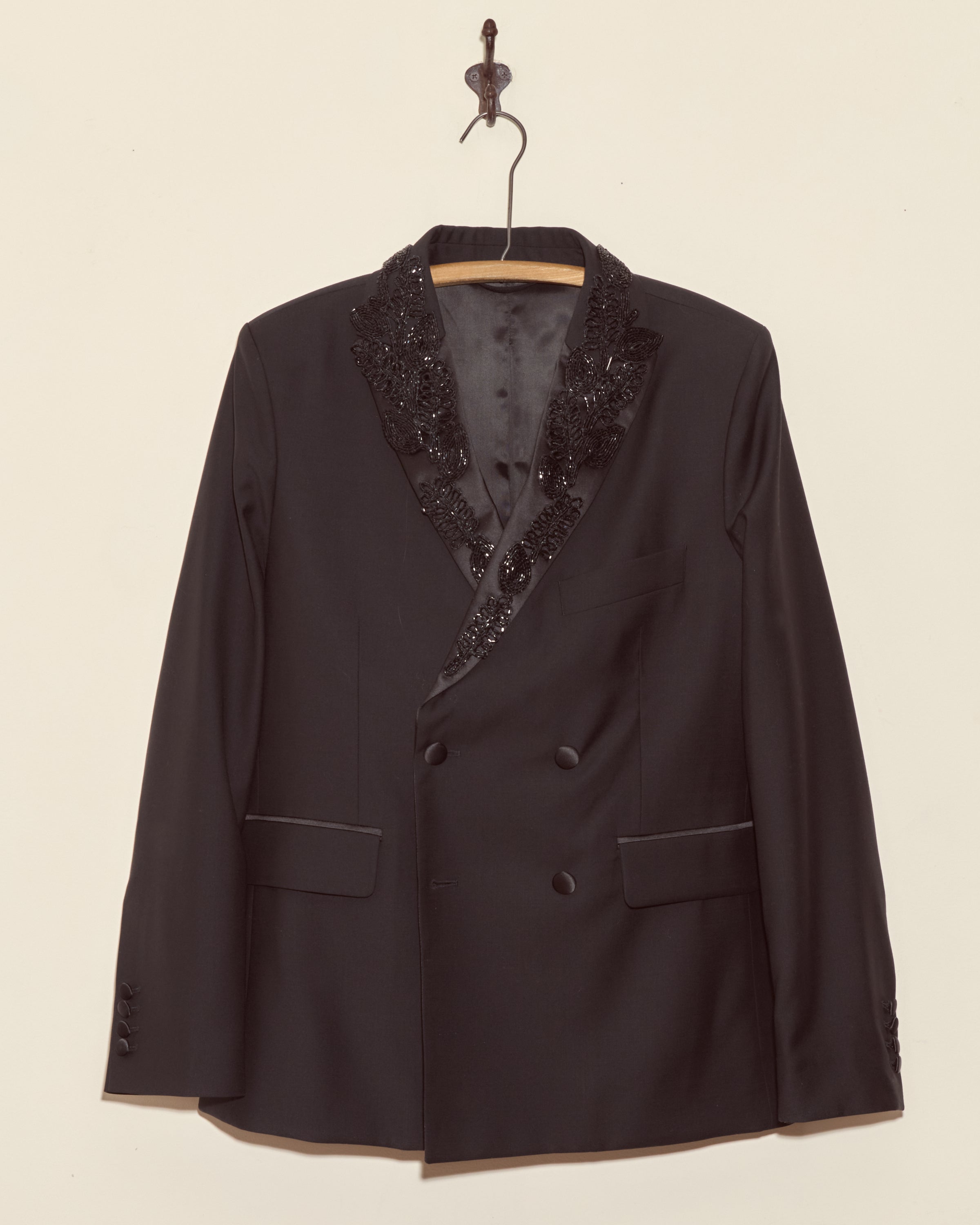 Beaded Connaught Tuxedo Jacket | Modern Menswear by yycbvcnbmmnbm