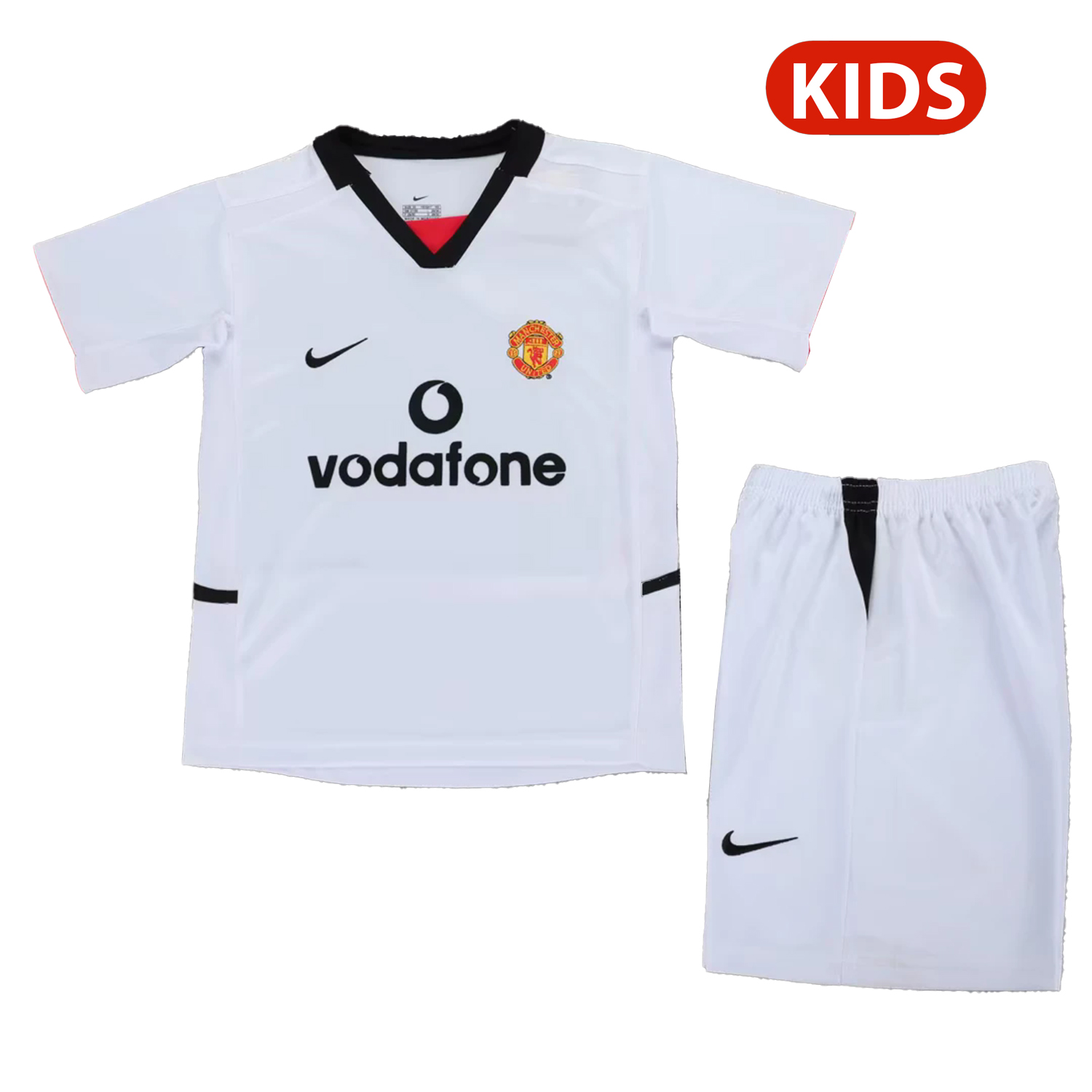 AlphaJersey-Retro Manchester United 2002-03 Away Kids Kit