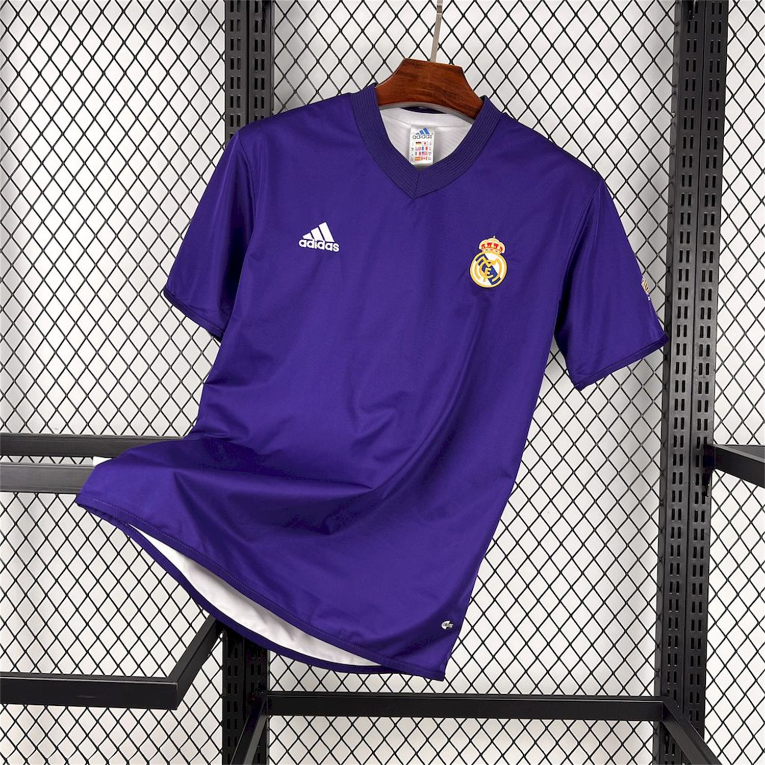 AlphaJersey-Retro Real Madrid 2002-03 Reversible Double-sided Centenary Third Unsponsored Jersey
