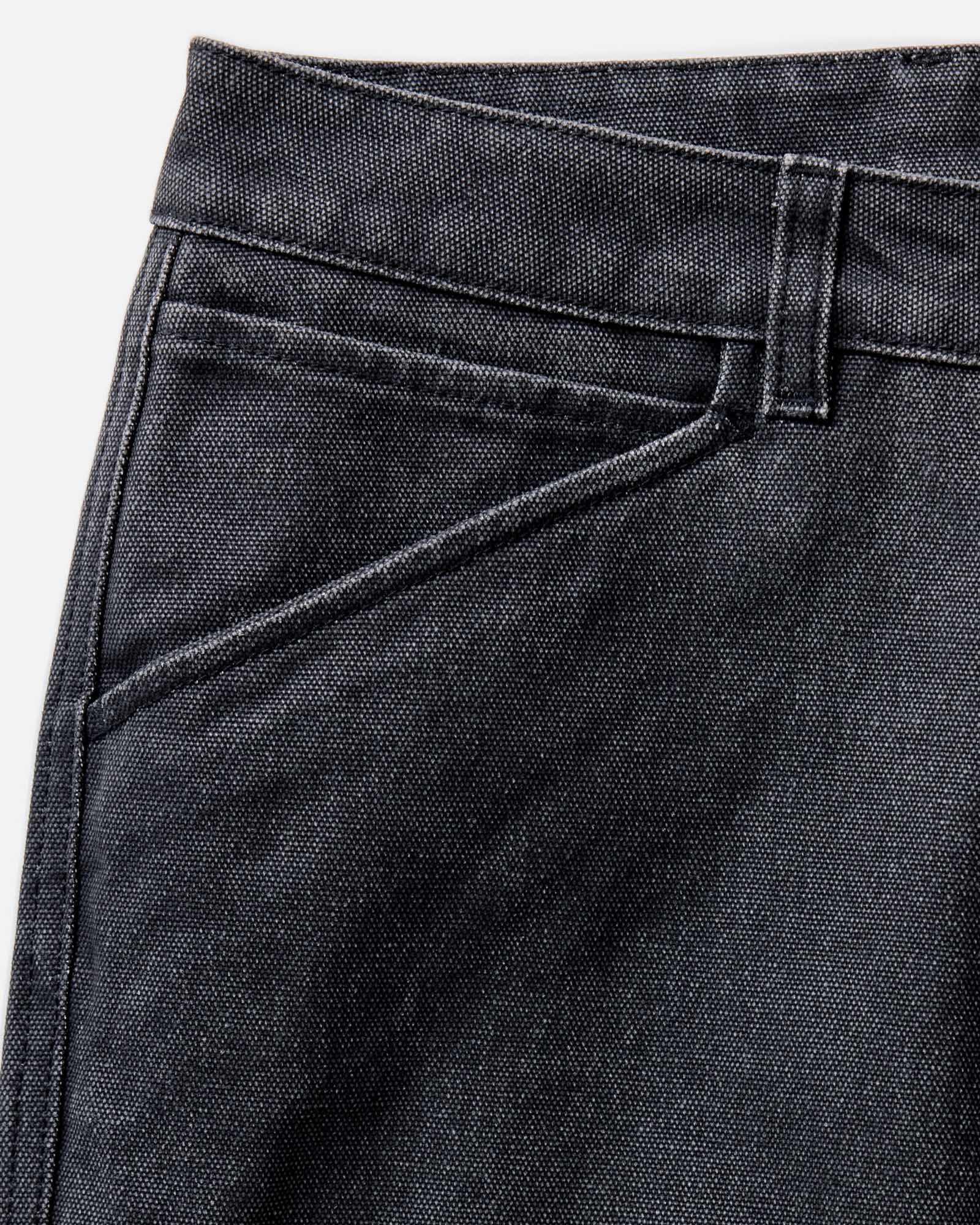 The Camp Pant in Coal Chipped Canvas | Modern Menswear by yycbvcnbmmnbm