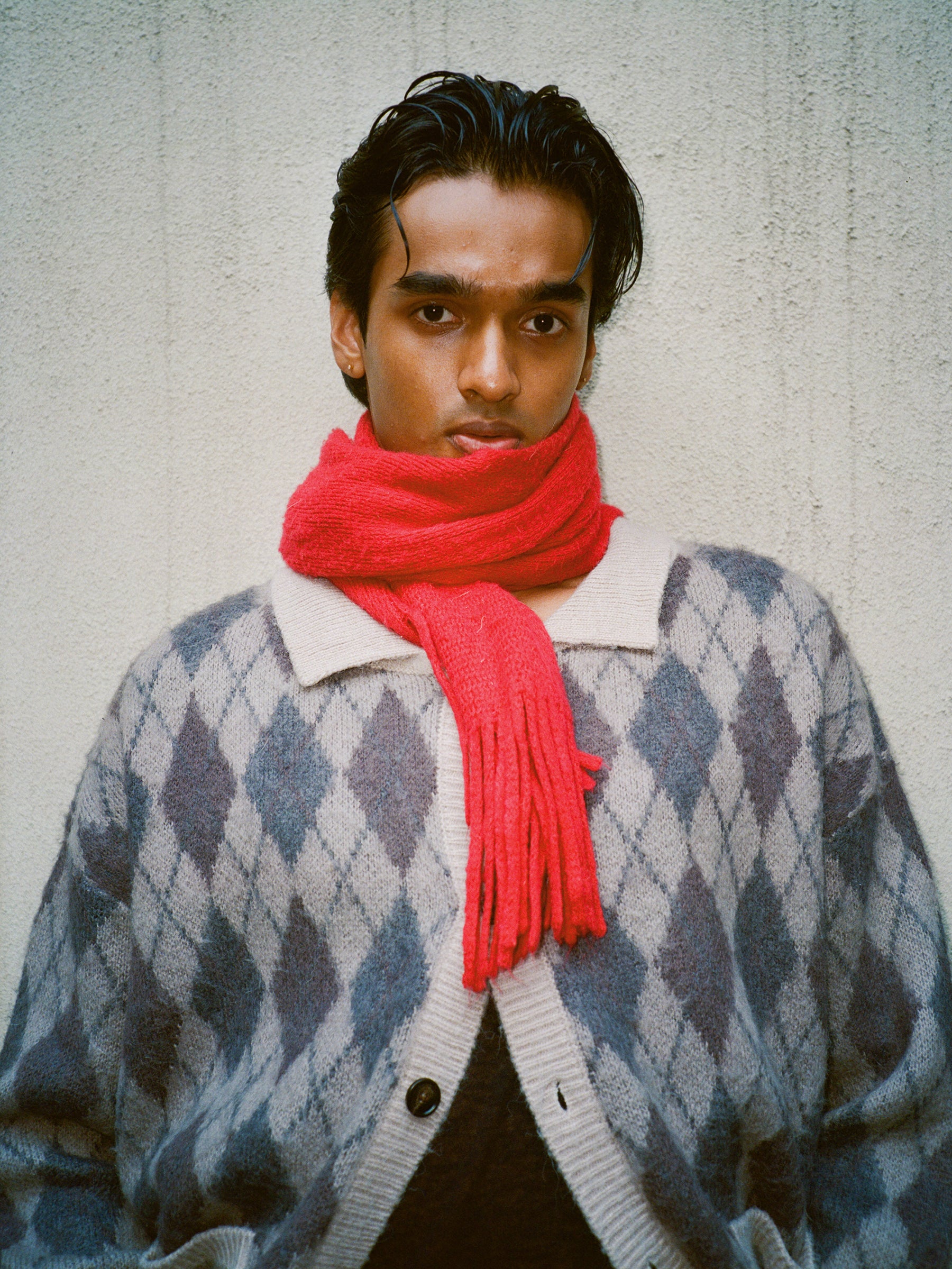Argyle Cardigan | Modern Menswear by yycbvcnbmmnbm