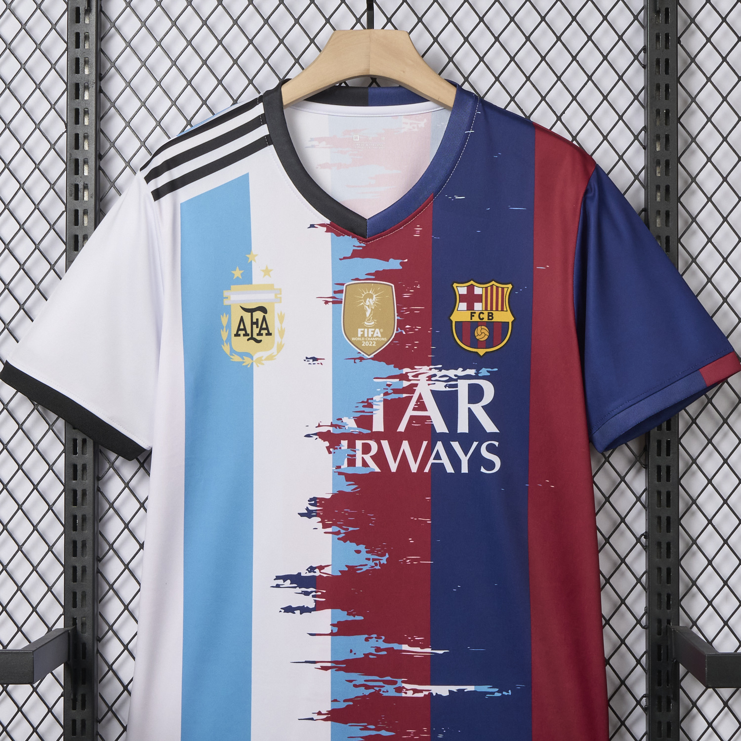 AlphaJersey-Messi Argentina & Barcelona Special Jersey - Fans Version
