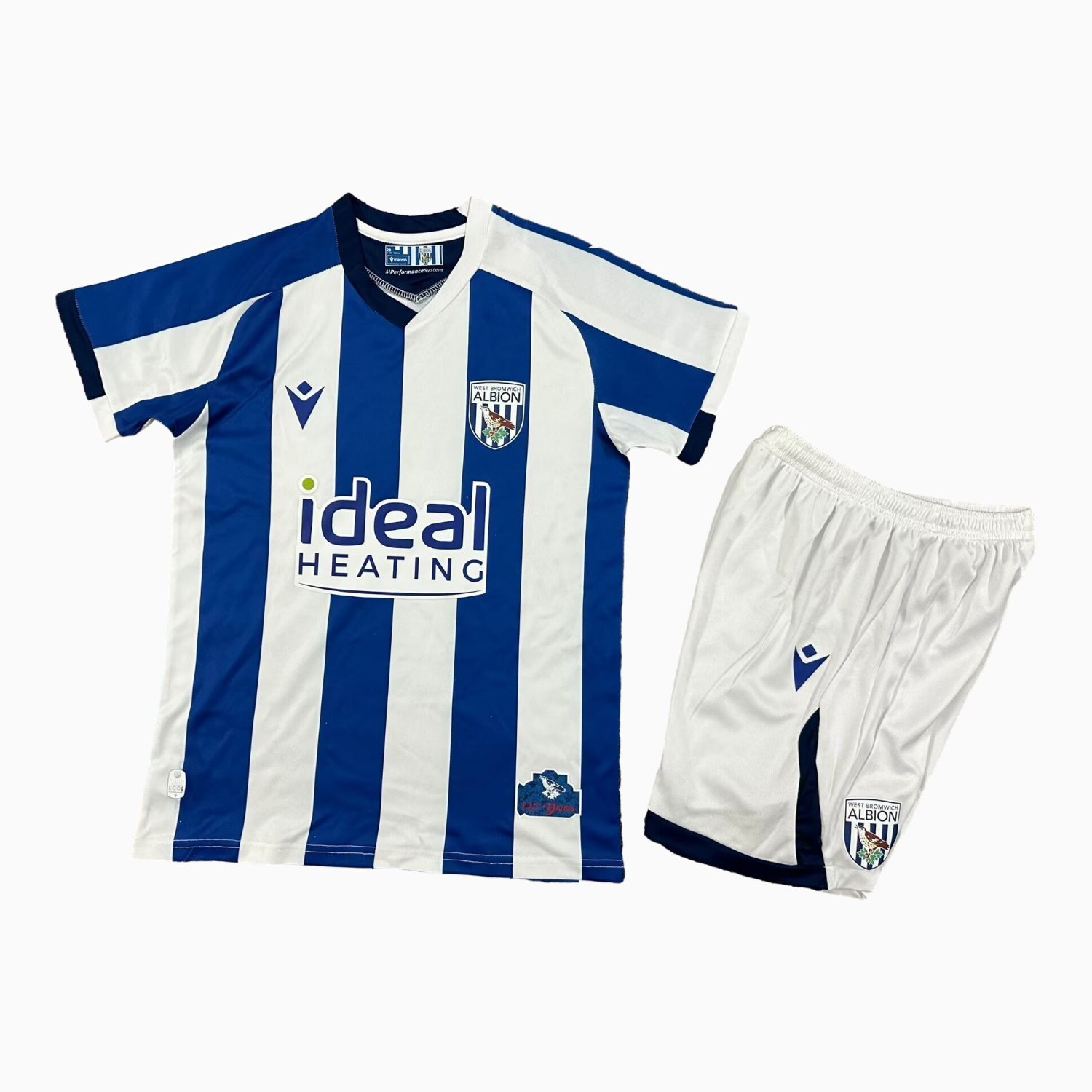 AlphaJersey-West Bromwich Albion Home Away Kids Kit