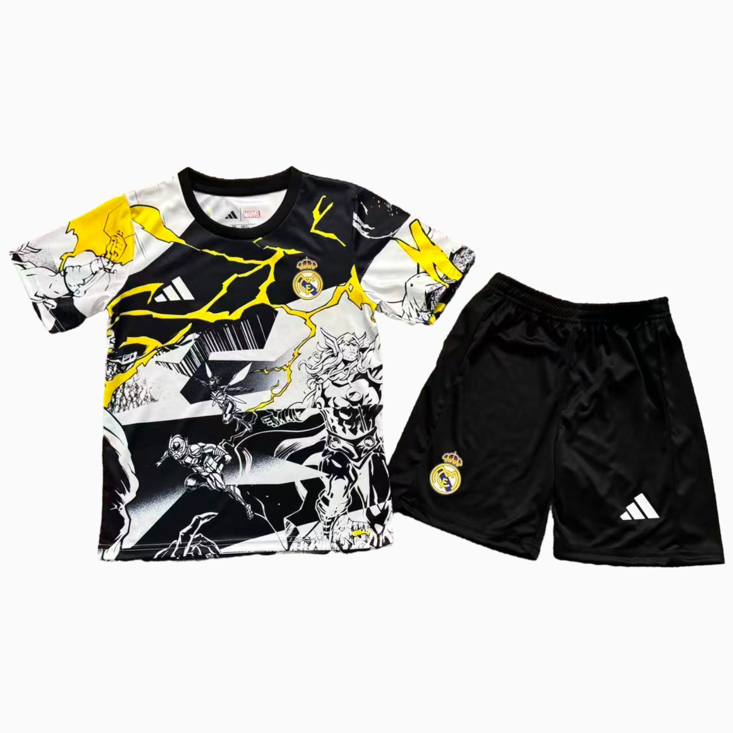 AlphaJersey-Real Madrid 25-26 Thunder Comics Pre-Match Special Kids Kit