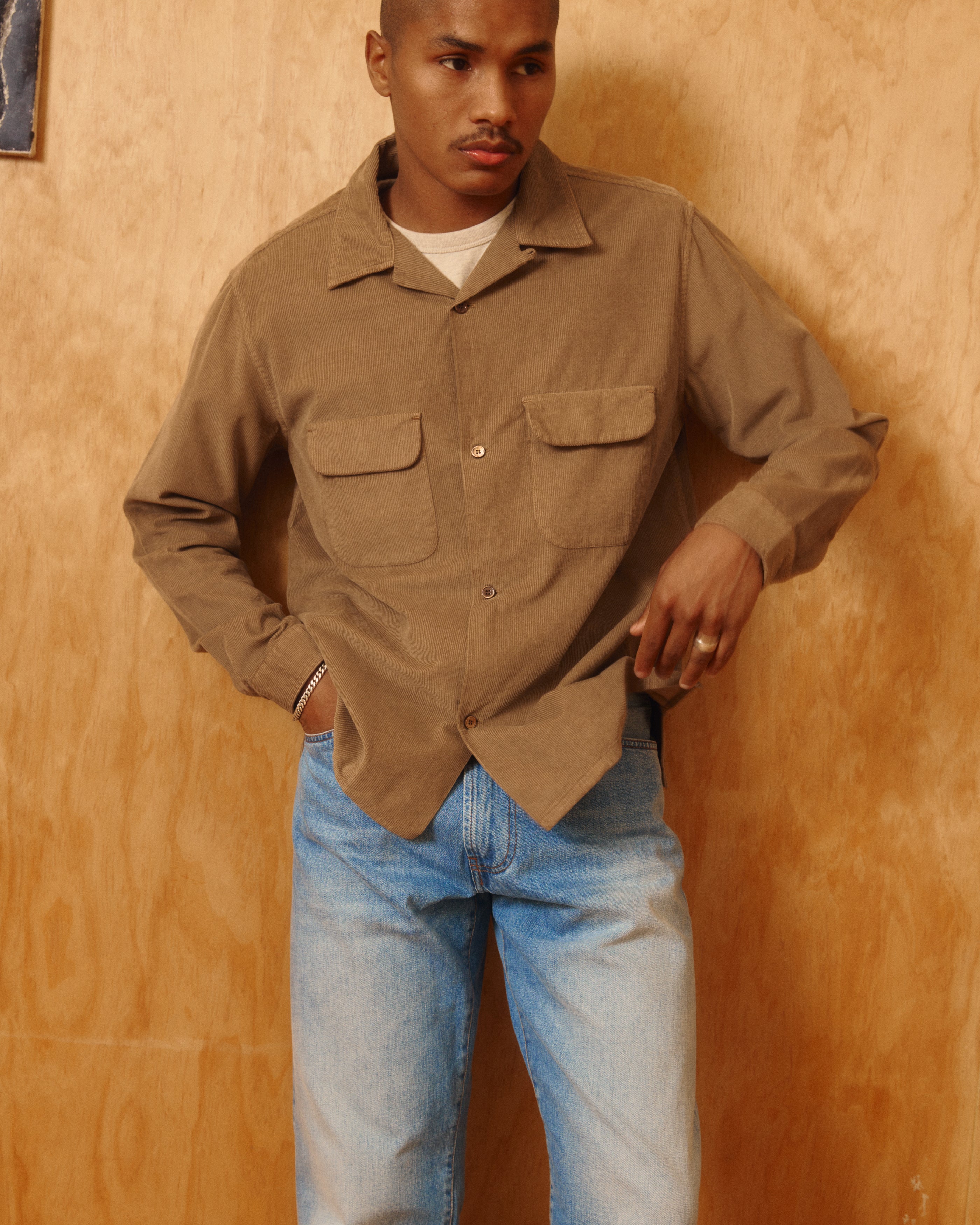 Penny Corduroy Cotton Shirt | Modern Menswear by yycbvcnbmmnbm