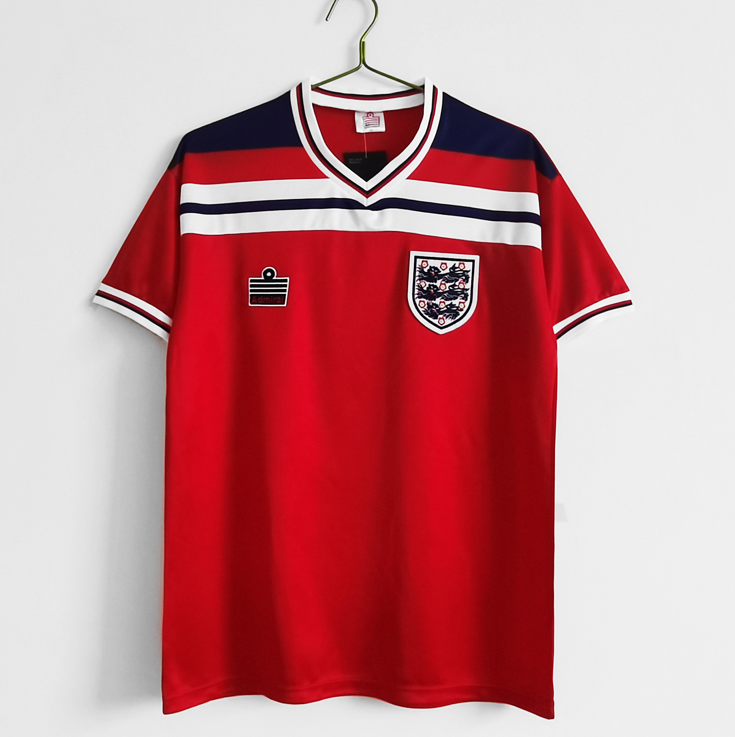 AlphaJersey-Retro England 1982 Away Stadium Jersey