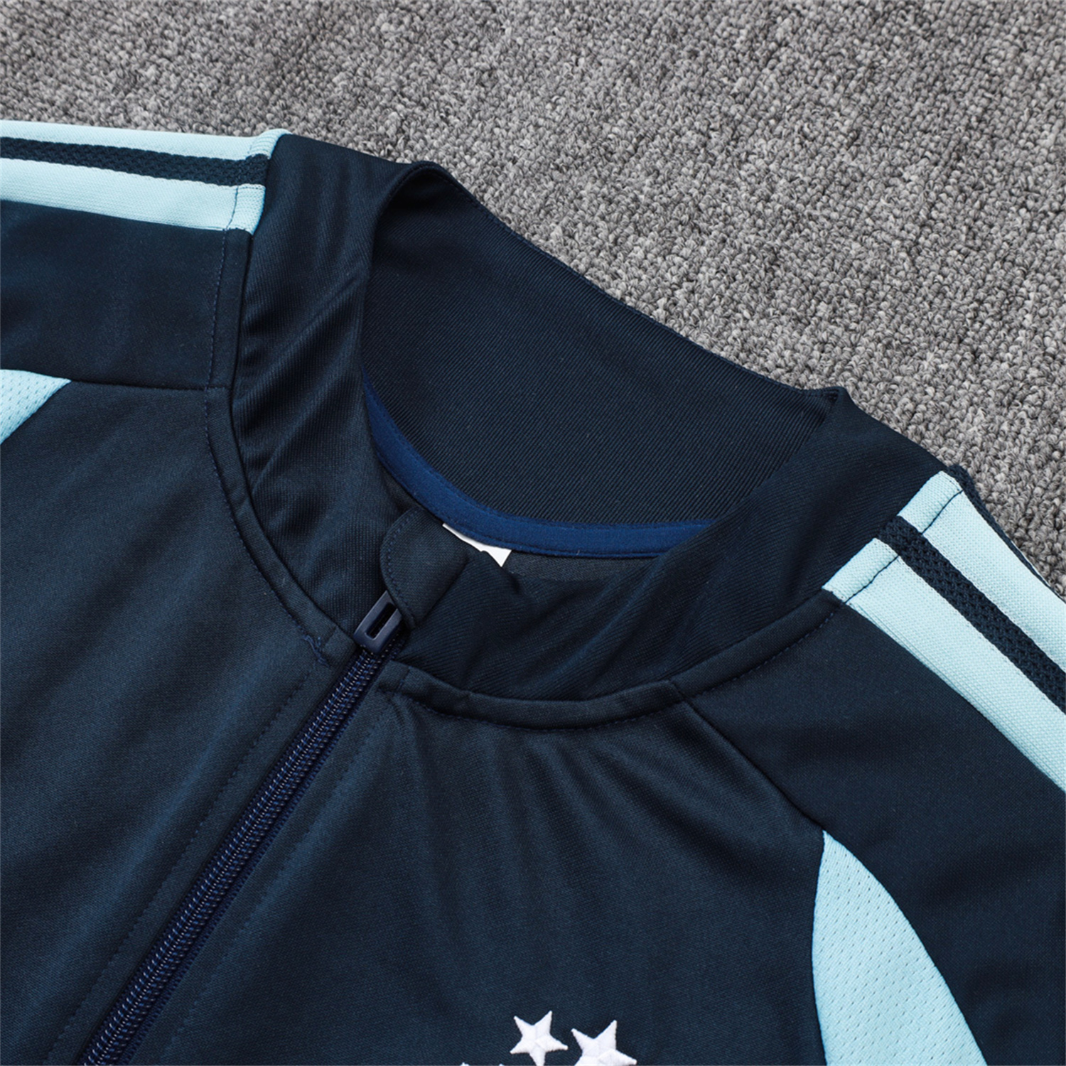 AlphaJersey-Argentina 25-26 Windbreaker Training Set - Dark Blue Top and Pants