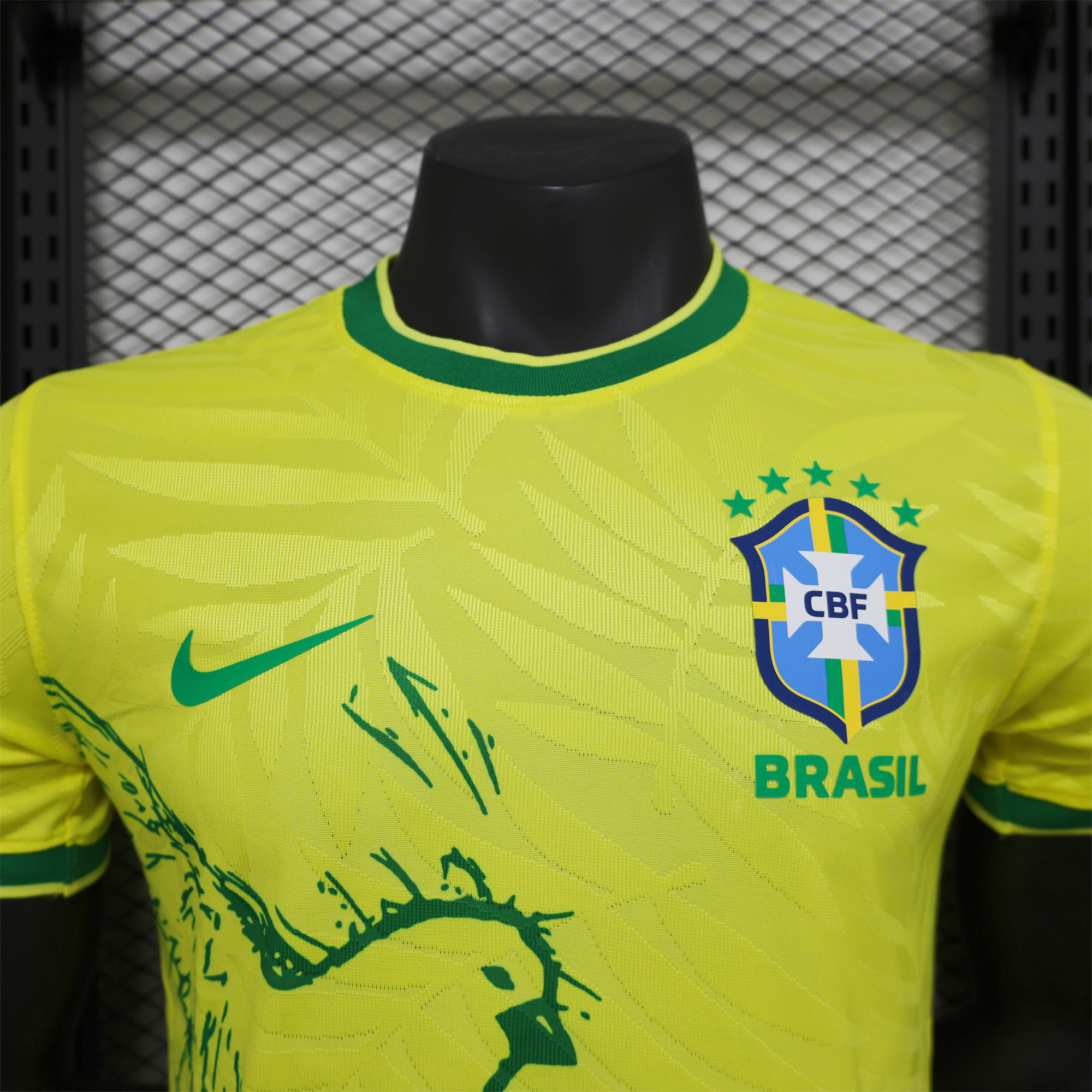 AlphaJersey-Brazil 2024 Yellow Dove Special Edition Jersey - Player Version