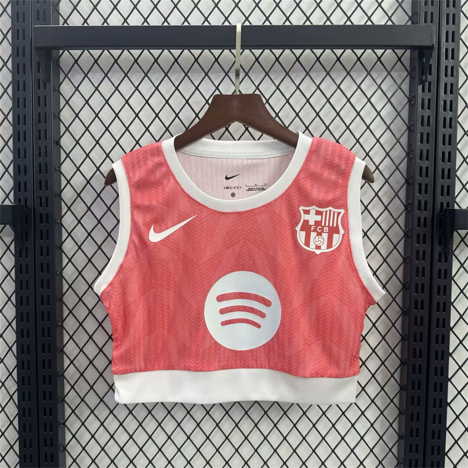 AlphaJersey-Women's Barcelona 25-26 Pink White Yoga Vest