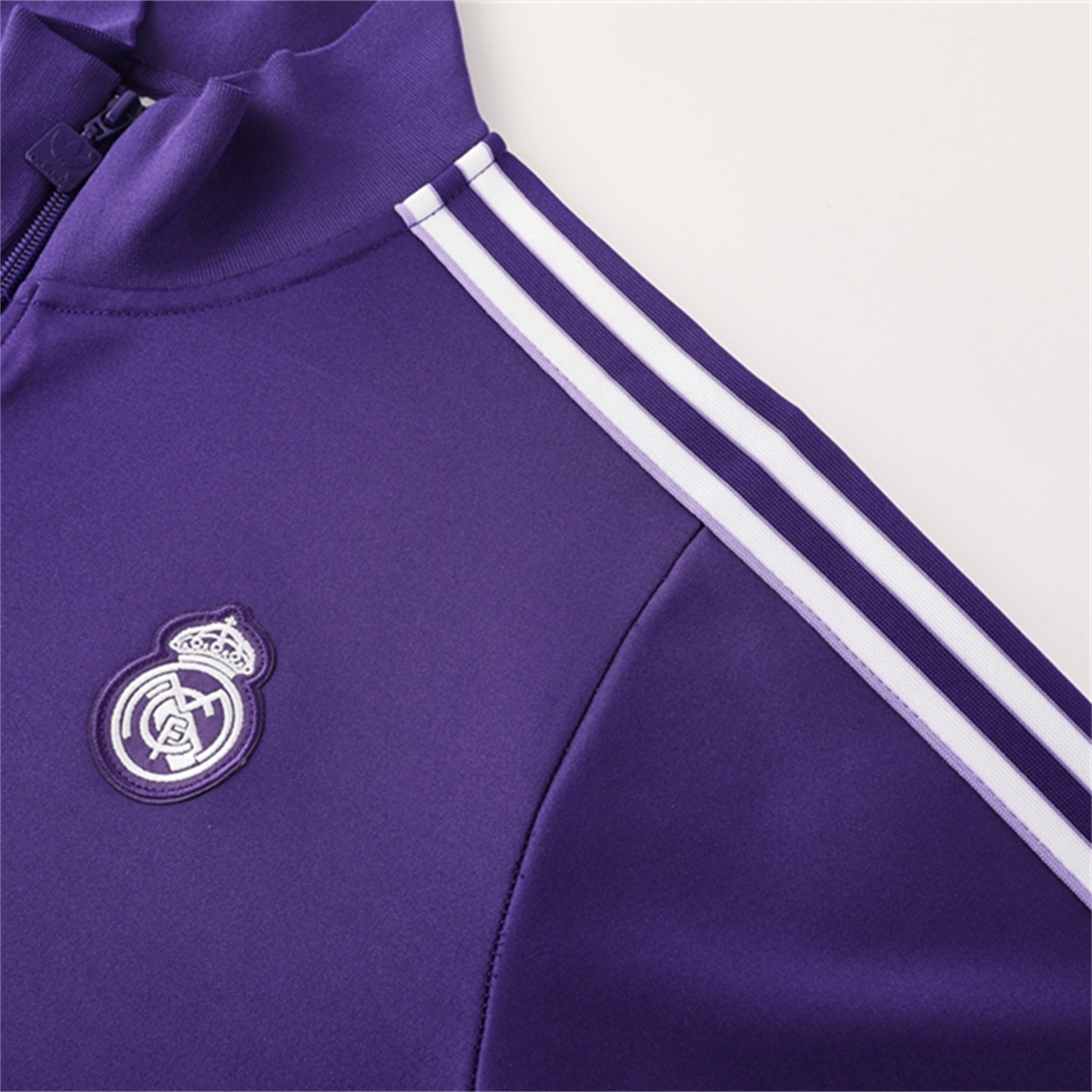 AlphaJersey-Real Madrid 25-26 Purple Terrace Icon Jacket Training Tracksuit - Purple Jackets & Pants
