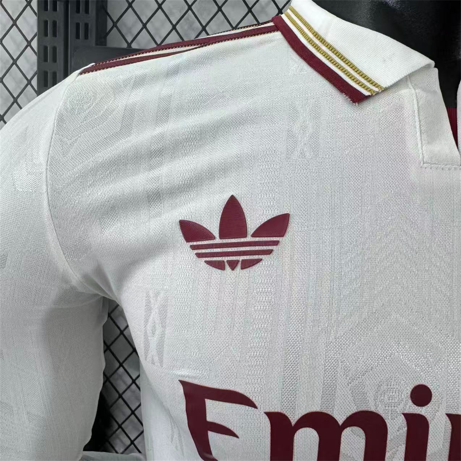 AlphaJersey-Arsenal 25-26 Third White Long Sleeves Jersey - Player Version