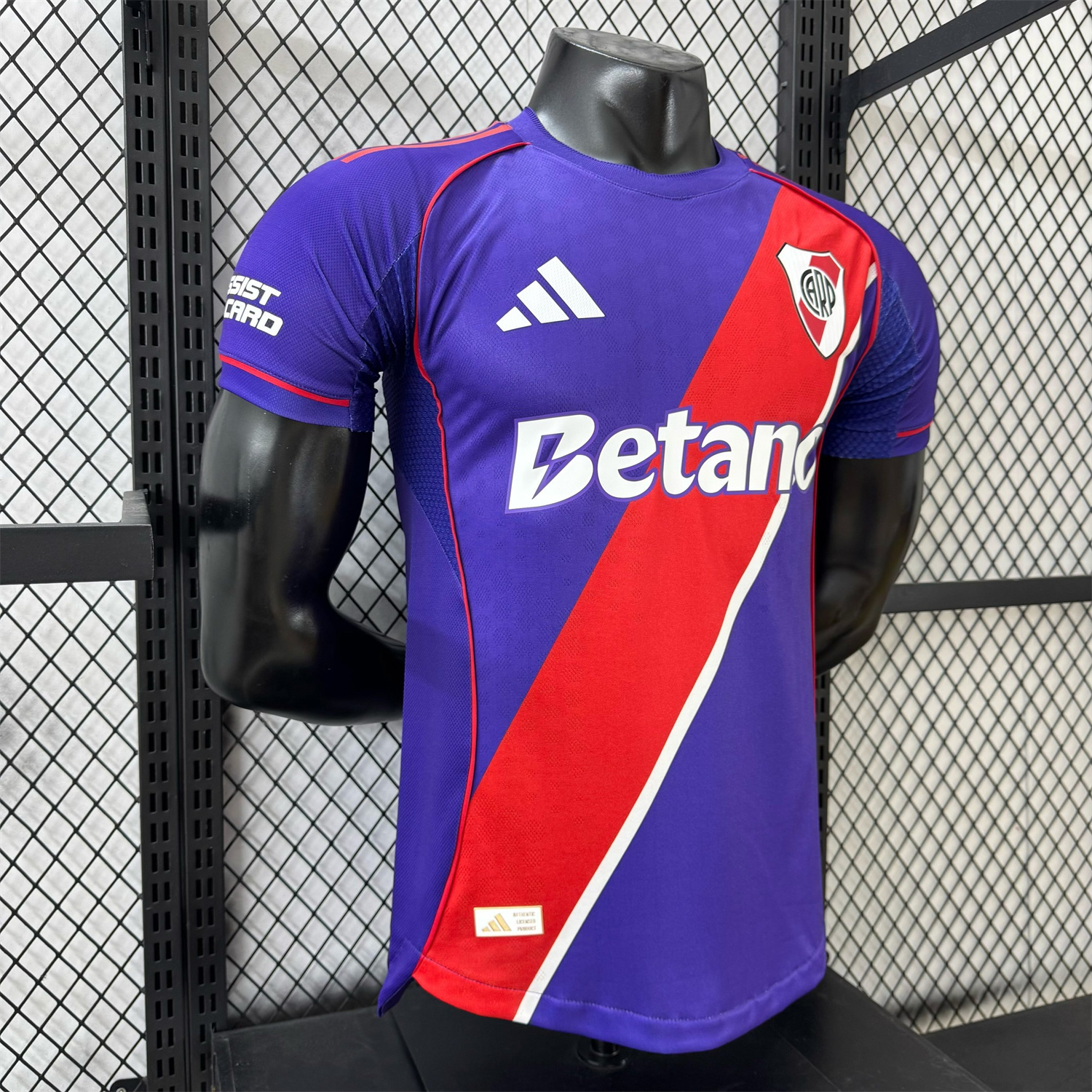 AlphaJersey-River Plate 25-26 Purple Third Jersey - Player Version