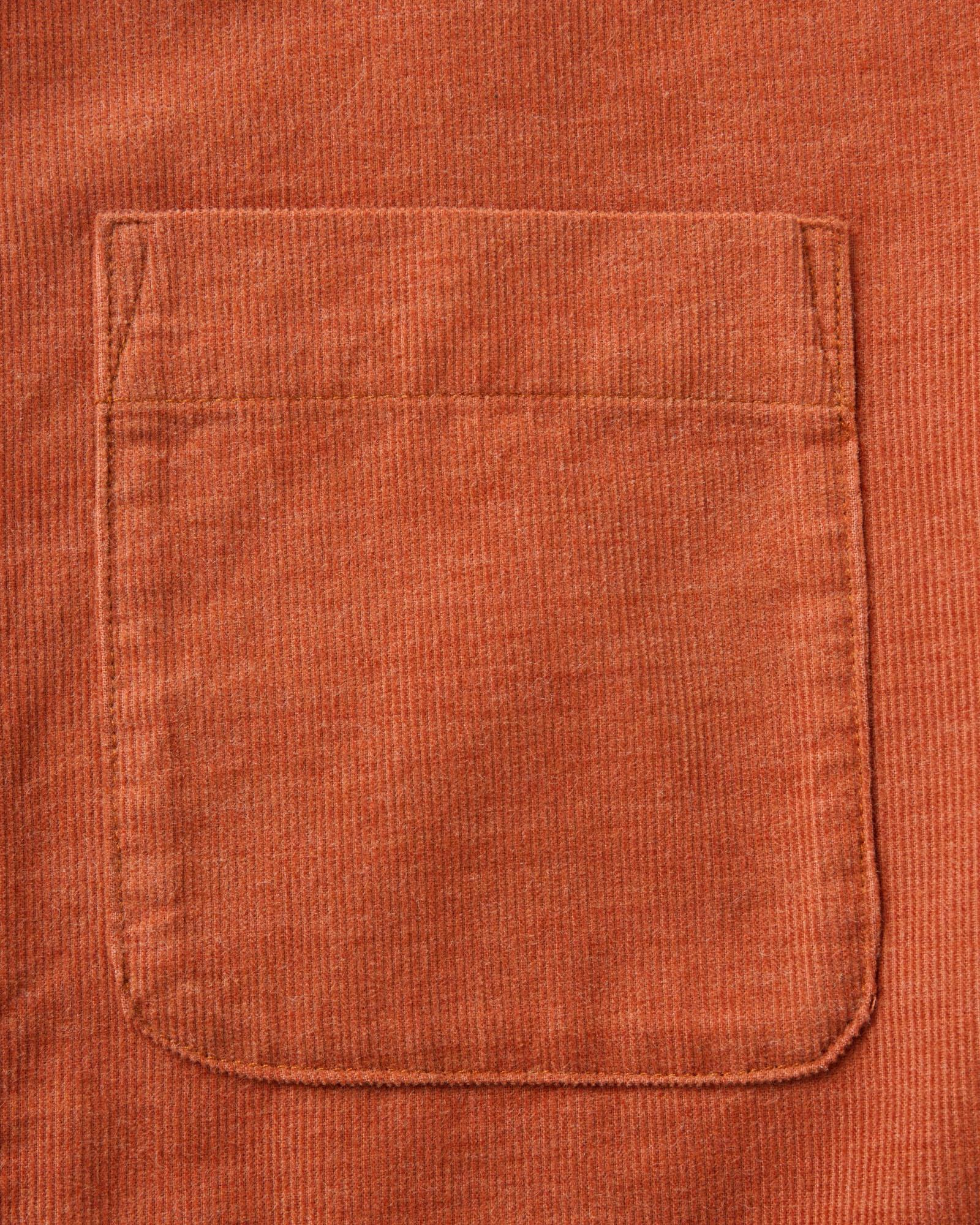 The Conrad Shirt in Heather Chili Pincord | Modern Menswear by yycbvcnbmmnbm