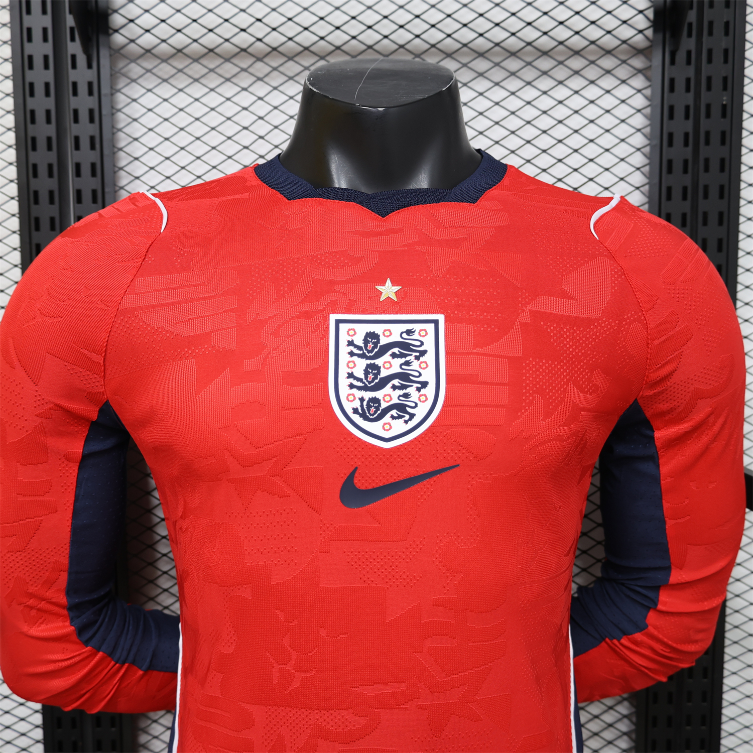 AlphaJersey-England 2026 Away Long Sleeves Jersey - Player Version