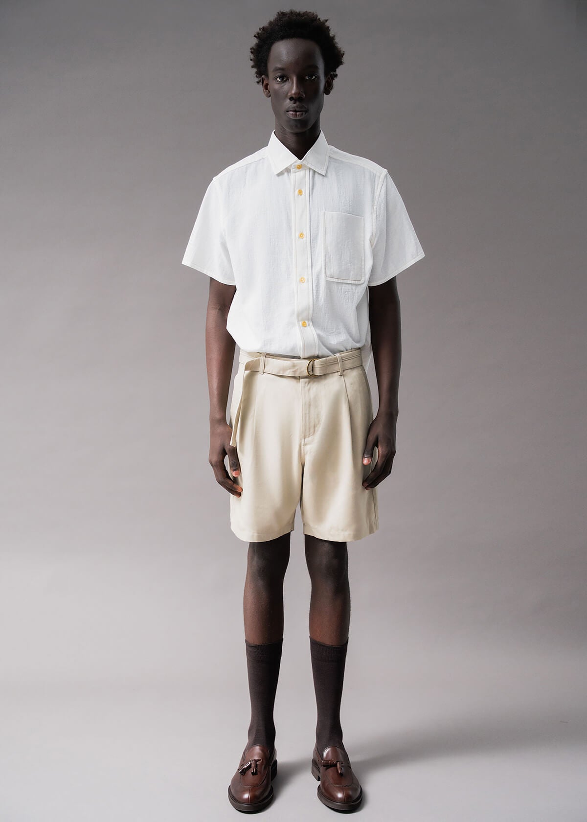 Royal Oxford Short Dune | Modern Menswear by yycbvcnbmmnbm