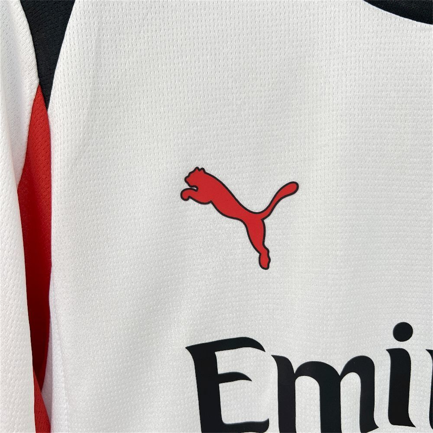 AlphaJersey-AC Milan 25-26 Away White Long Sleeves Jersey - Fans Version