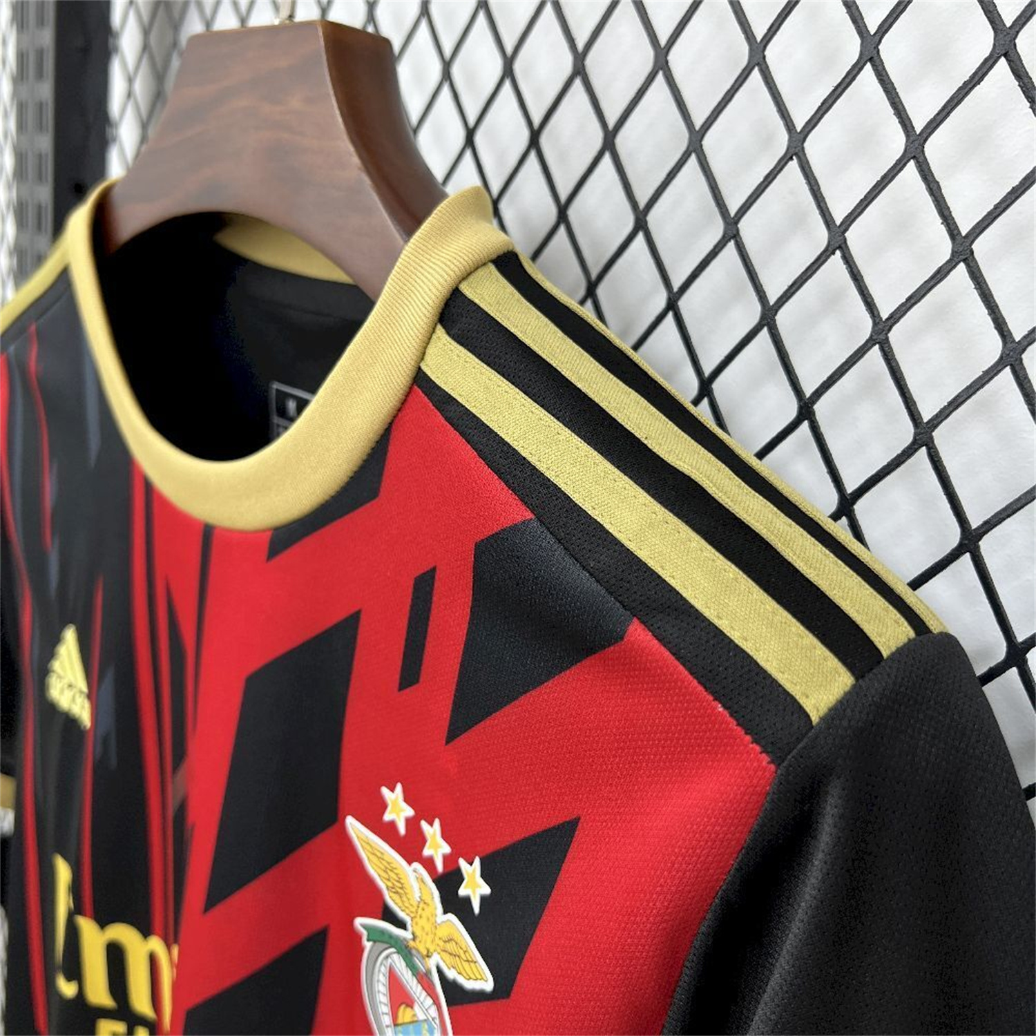 AlphaJersey-Benfica 25-26 Red And Black Jersey - Fans Version