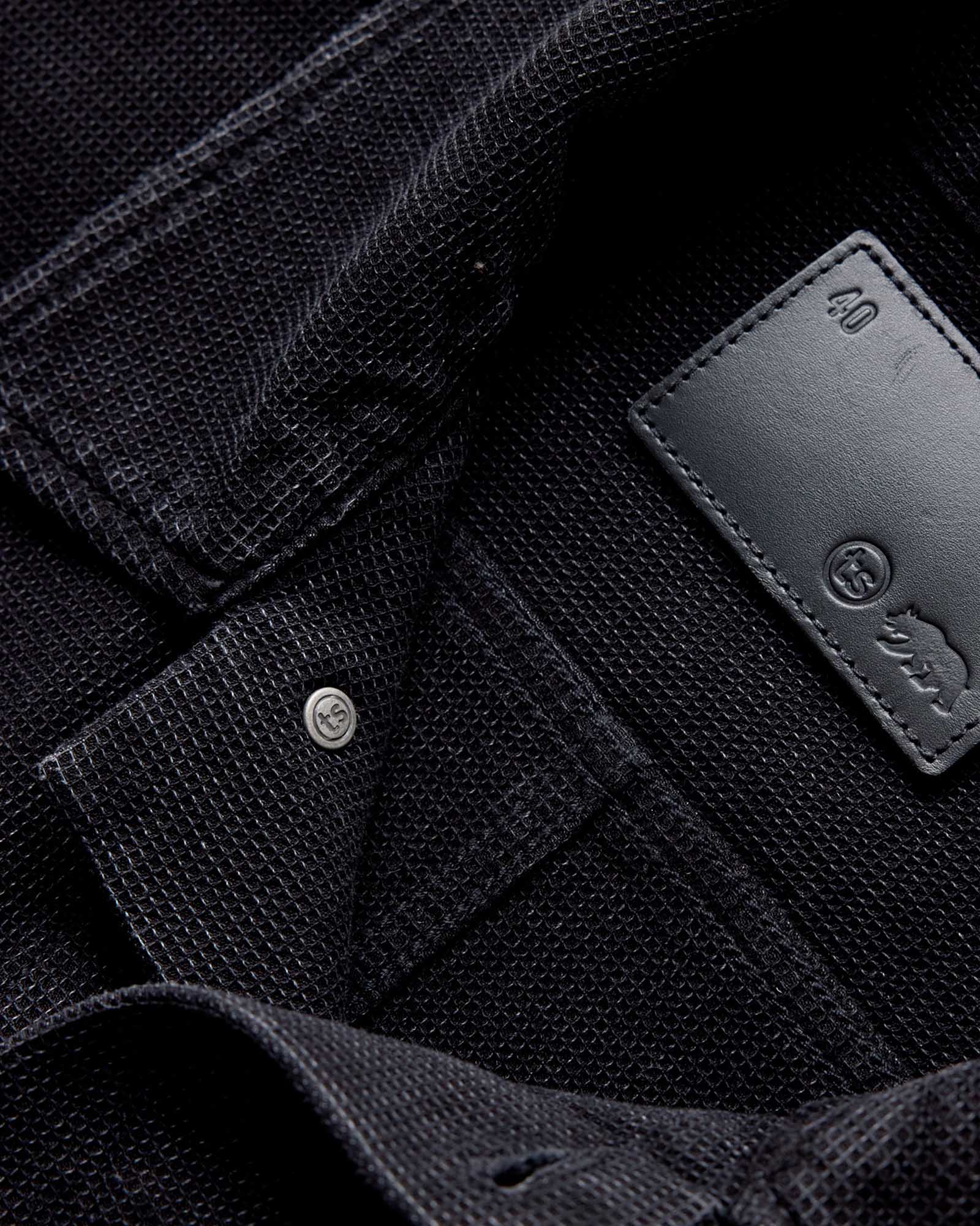 The Long Haul Jacket in Black Indigo Waffle | Modern Menswear by yycbvcnbmmnbm