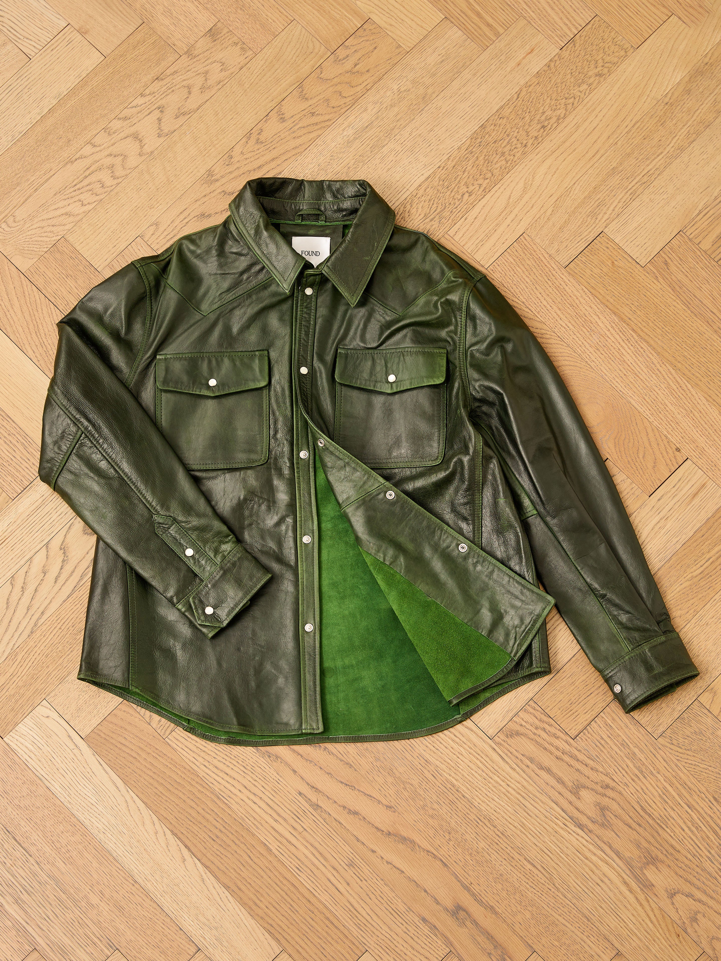 Forest Leather Western Shirt | Modern Menswear by yycbvcnbmmnbm
