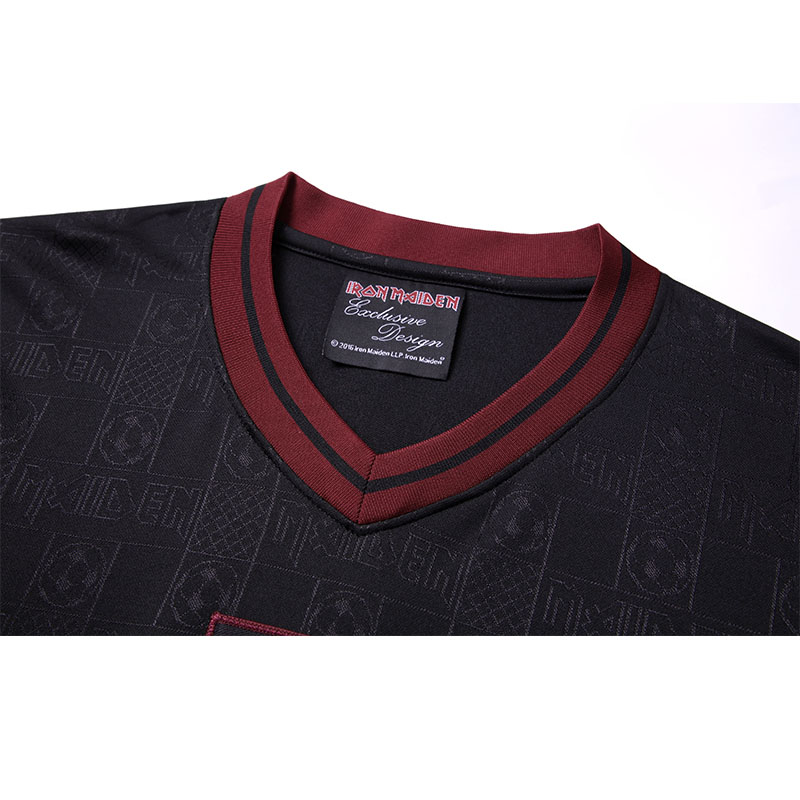 AlphaJersey-Retro Iron Maiden 2016 Black Jersey